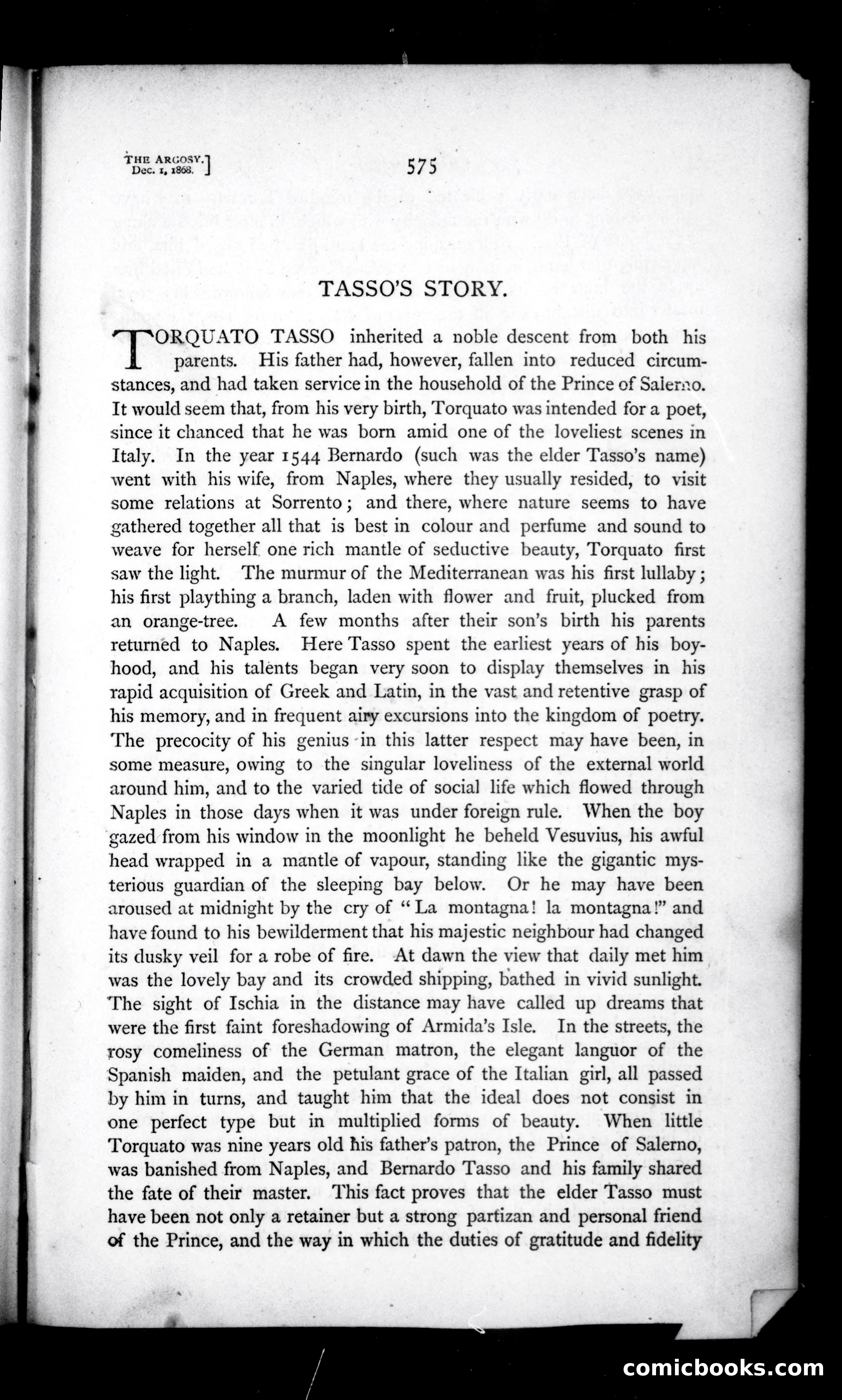 The Argosy, Vol. 6 — page 99 of 121