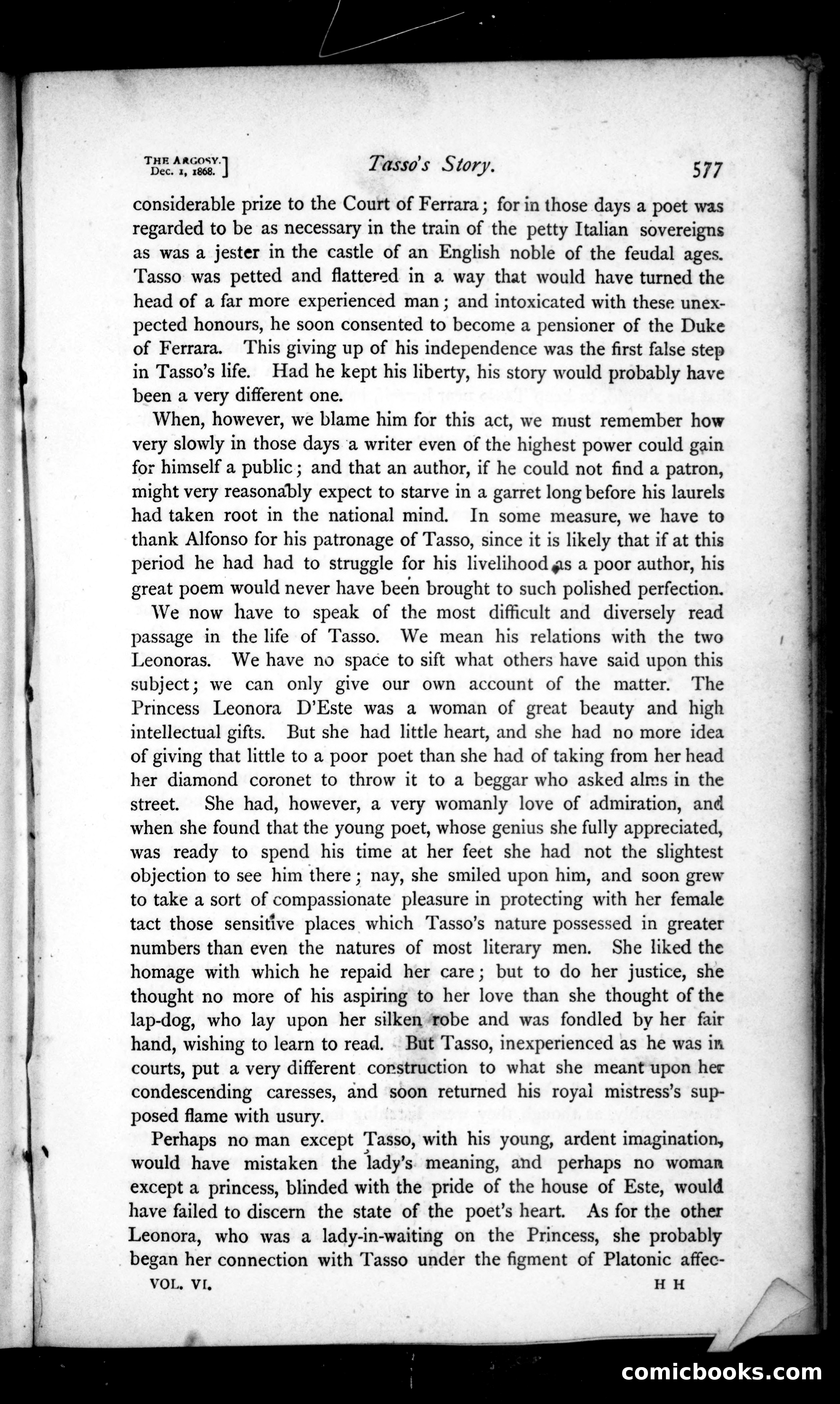 The Argosy, Vol. 6 — page 101 of 121