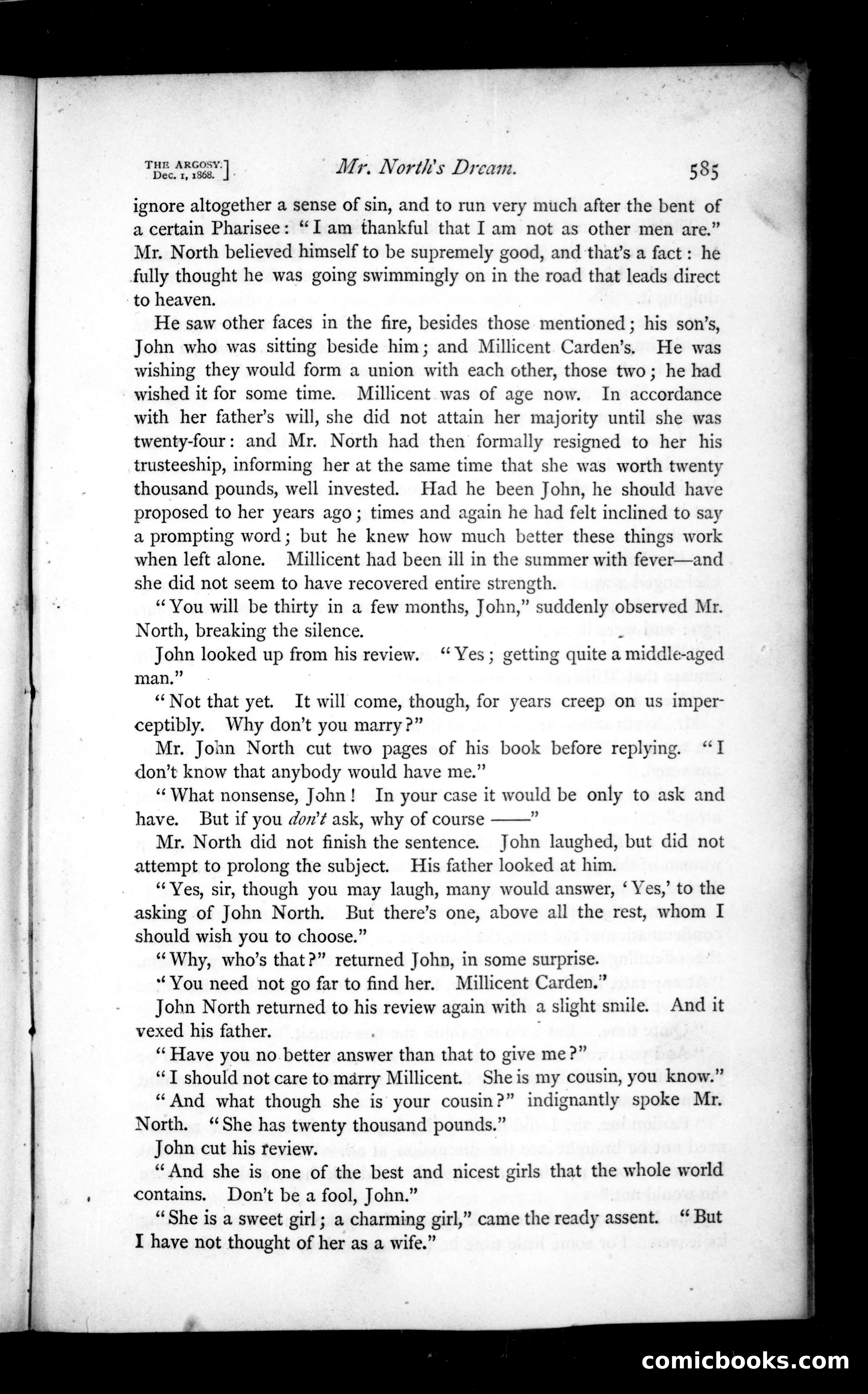 The Argosy, Vol. 6 — page 109 of 121