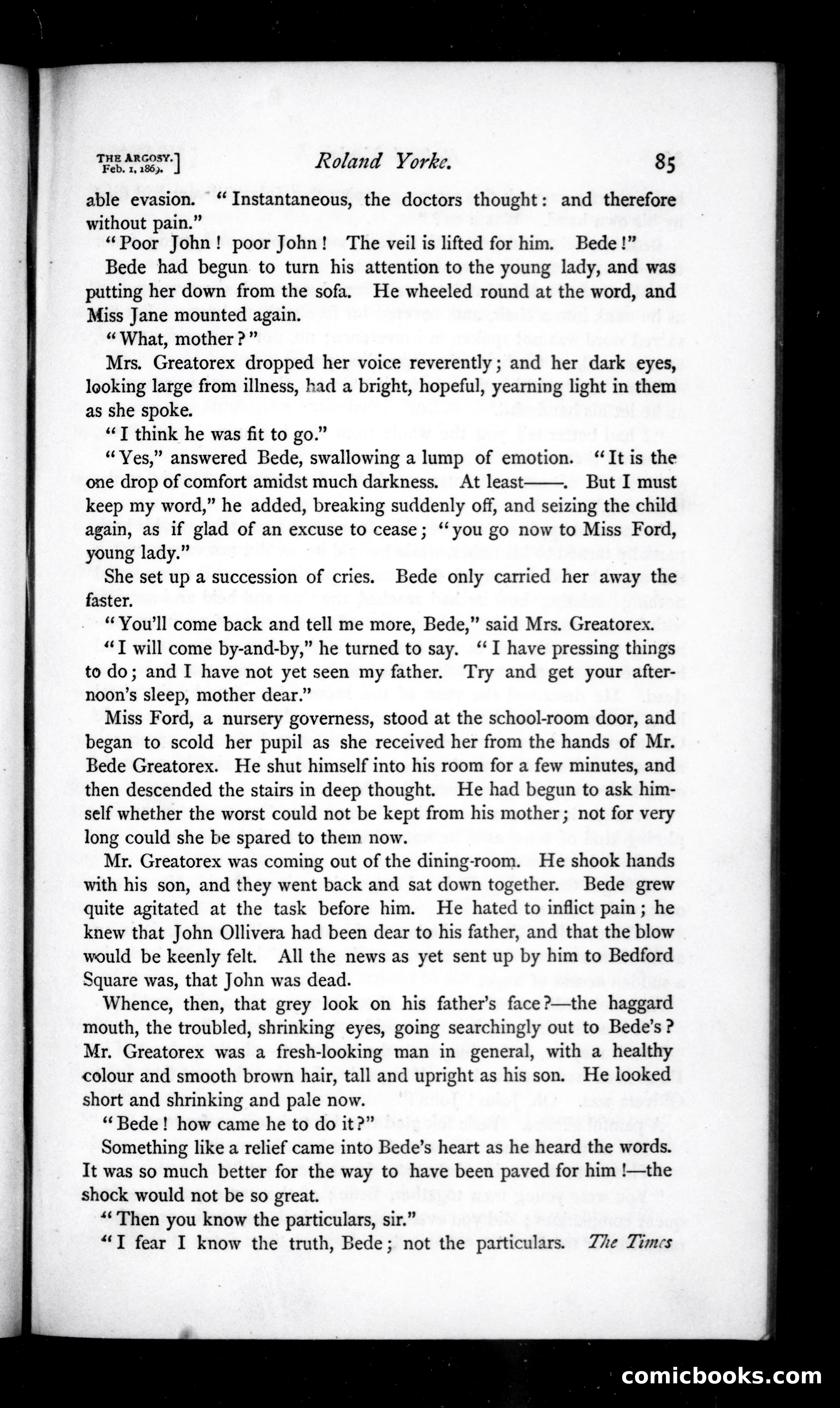 The Argosy, Vol. VII — page 5 of 82