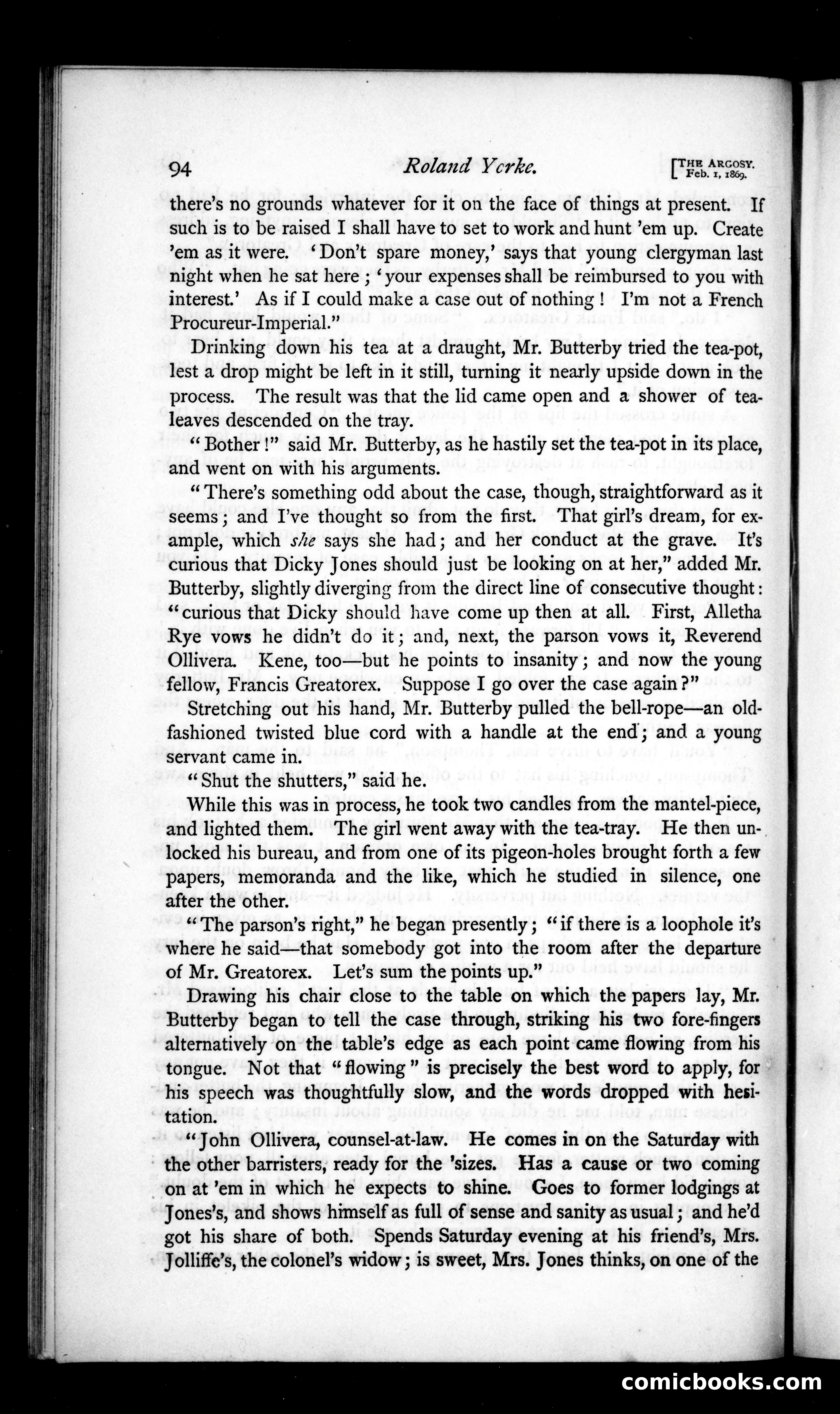 The Argosy, Vol. VII — page 14 of 82