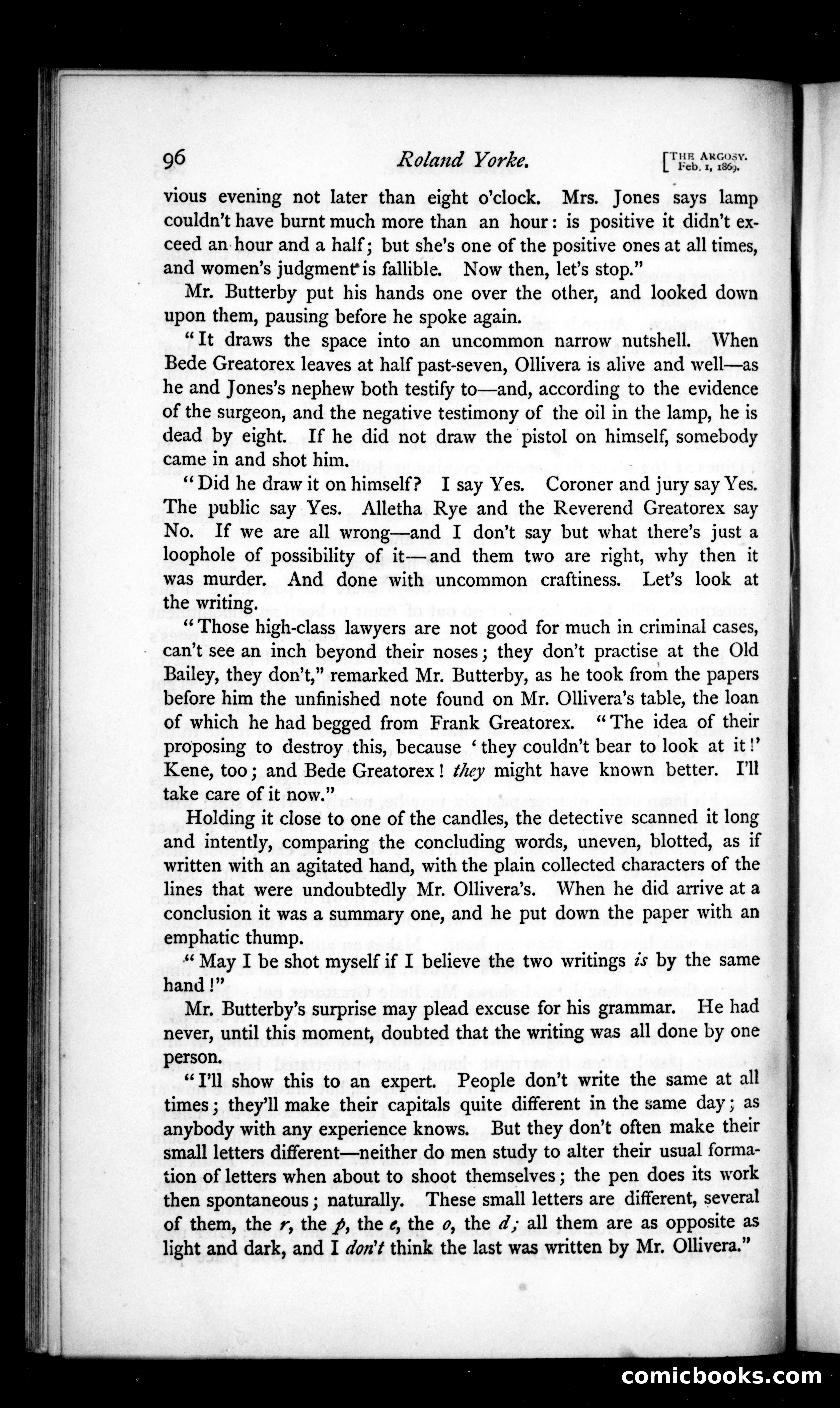 The Argosy, Vol. VII — page 16 of 82