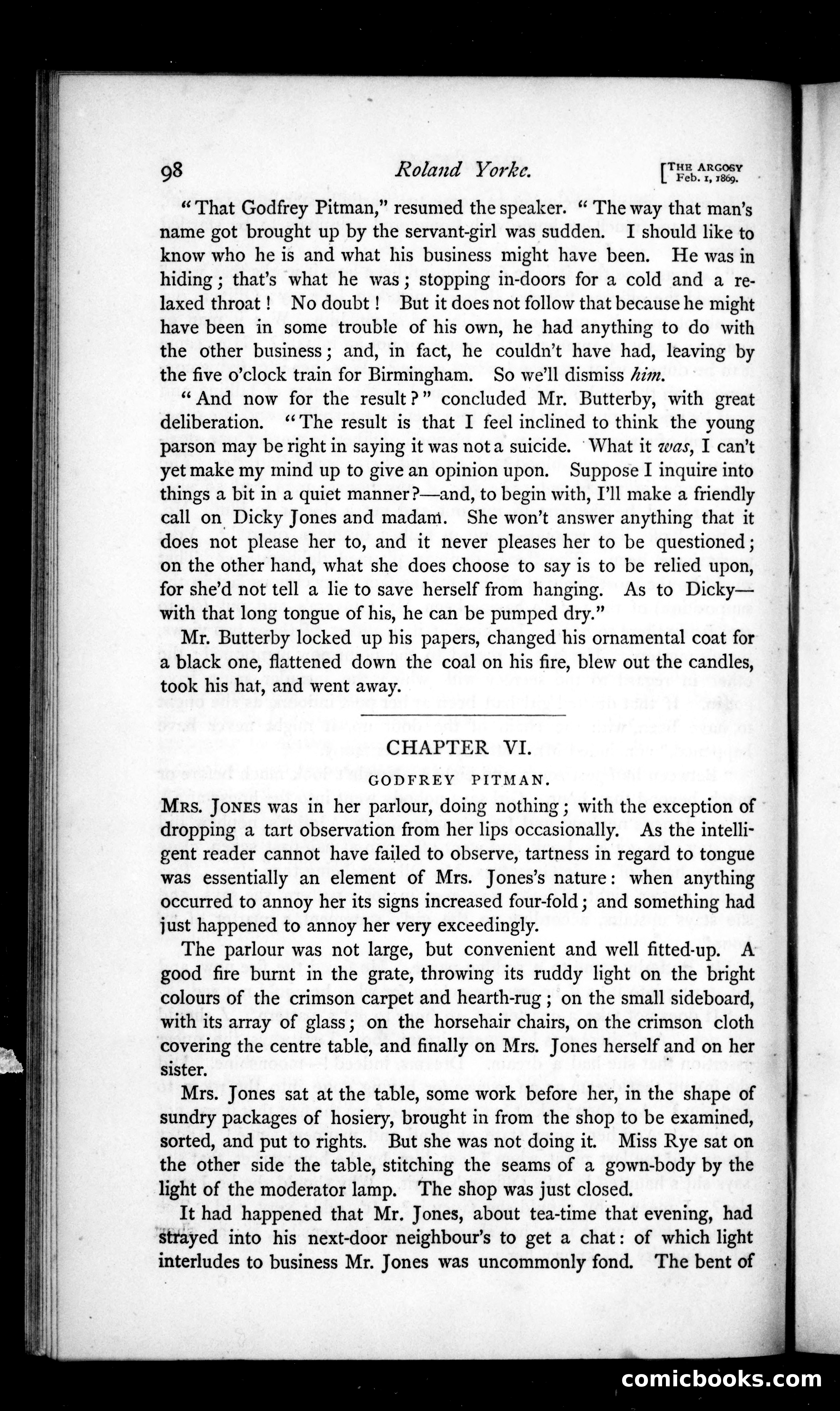 The Argosy, Vol. VII — page 18 of 82