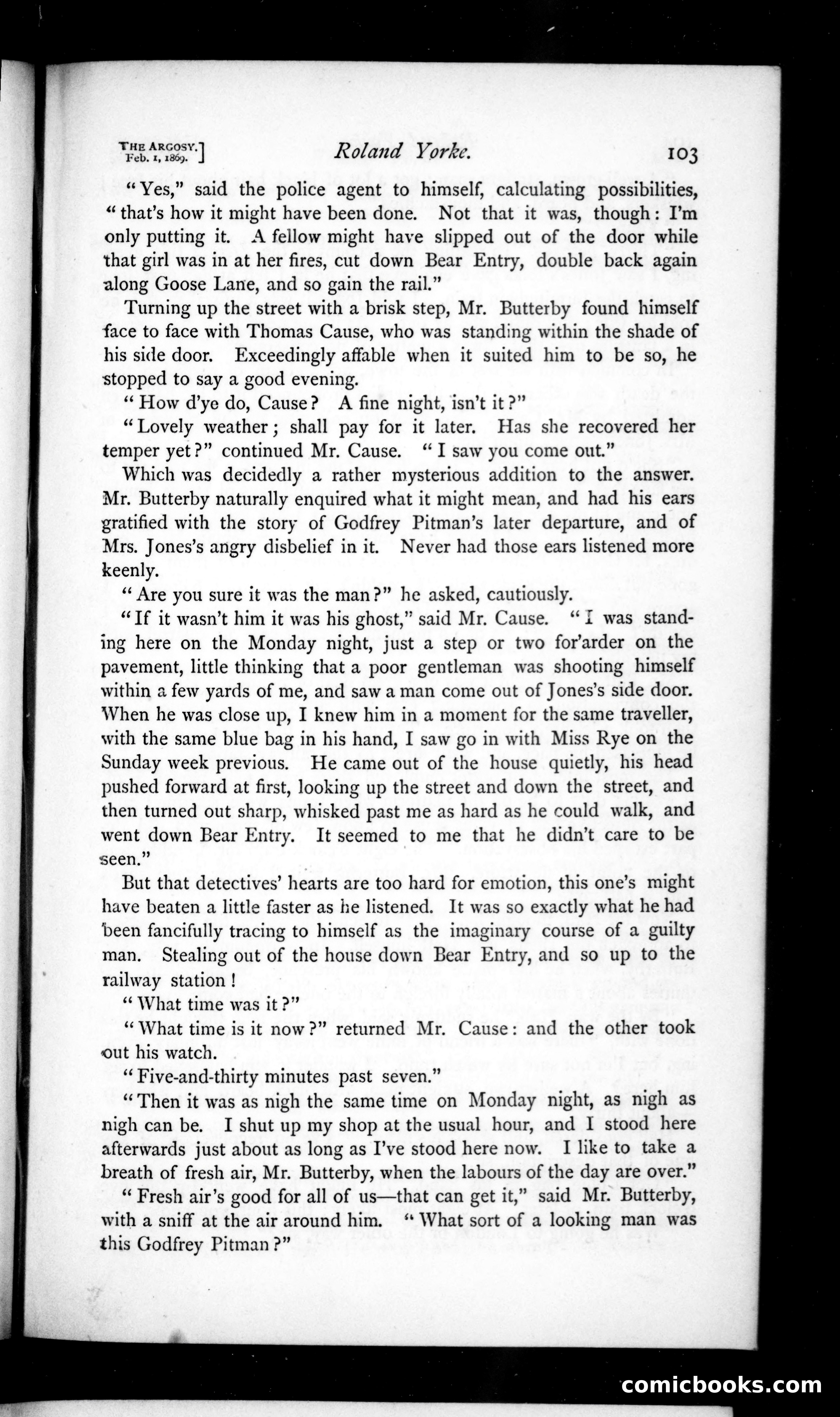 The Argosy, Vol. VII — page 25 of 82