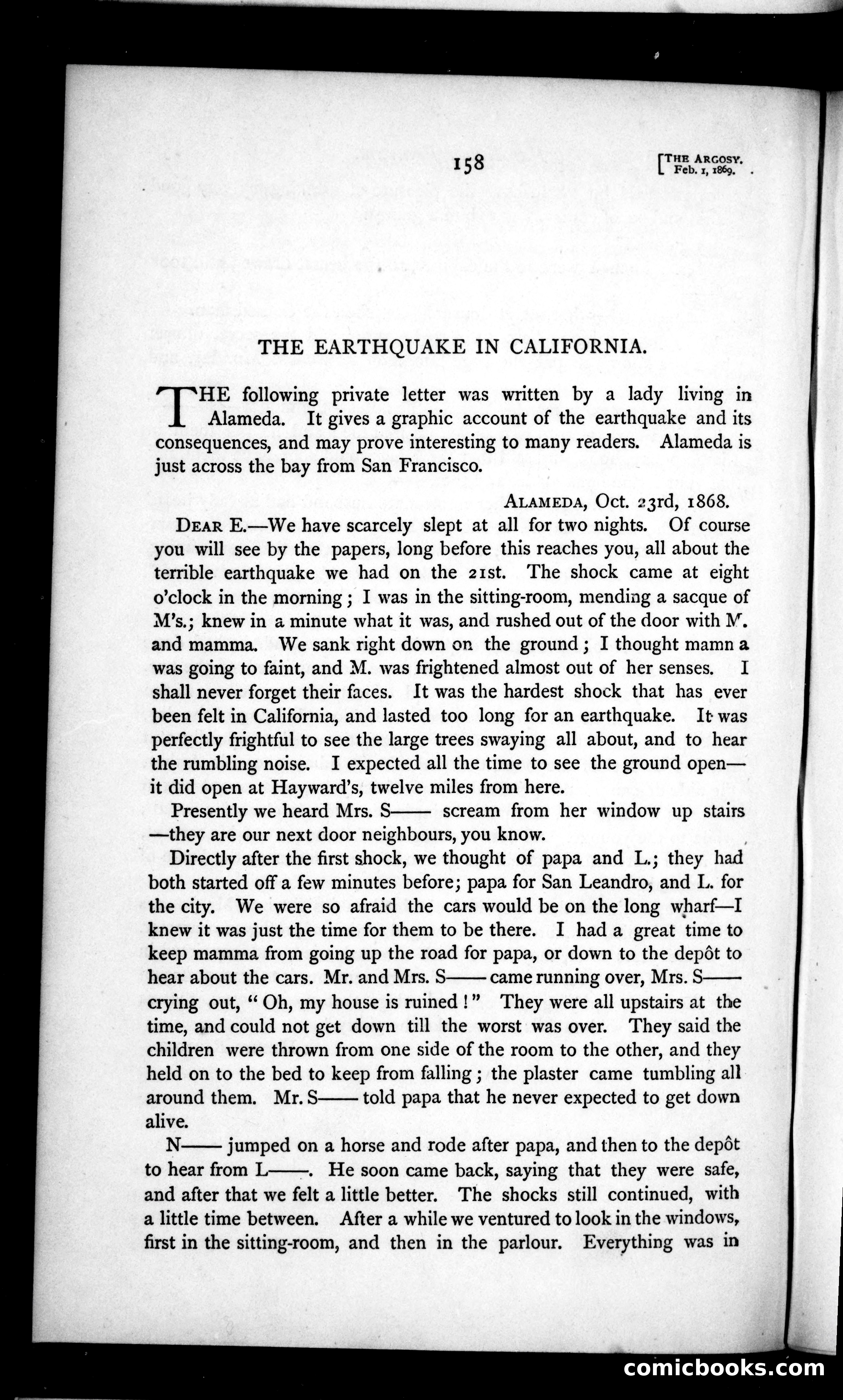 The Argosy, Vol. VII — page 80 of 82