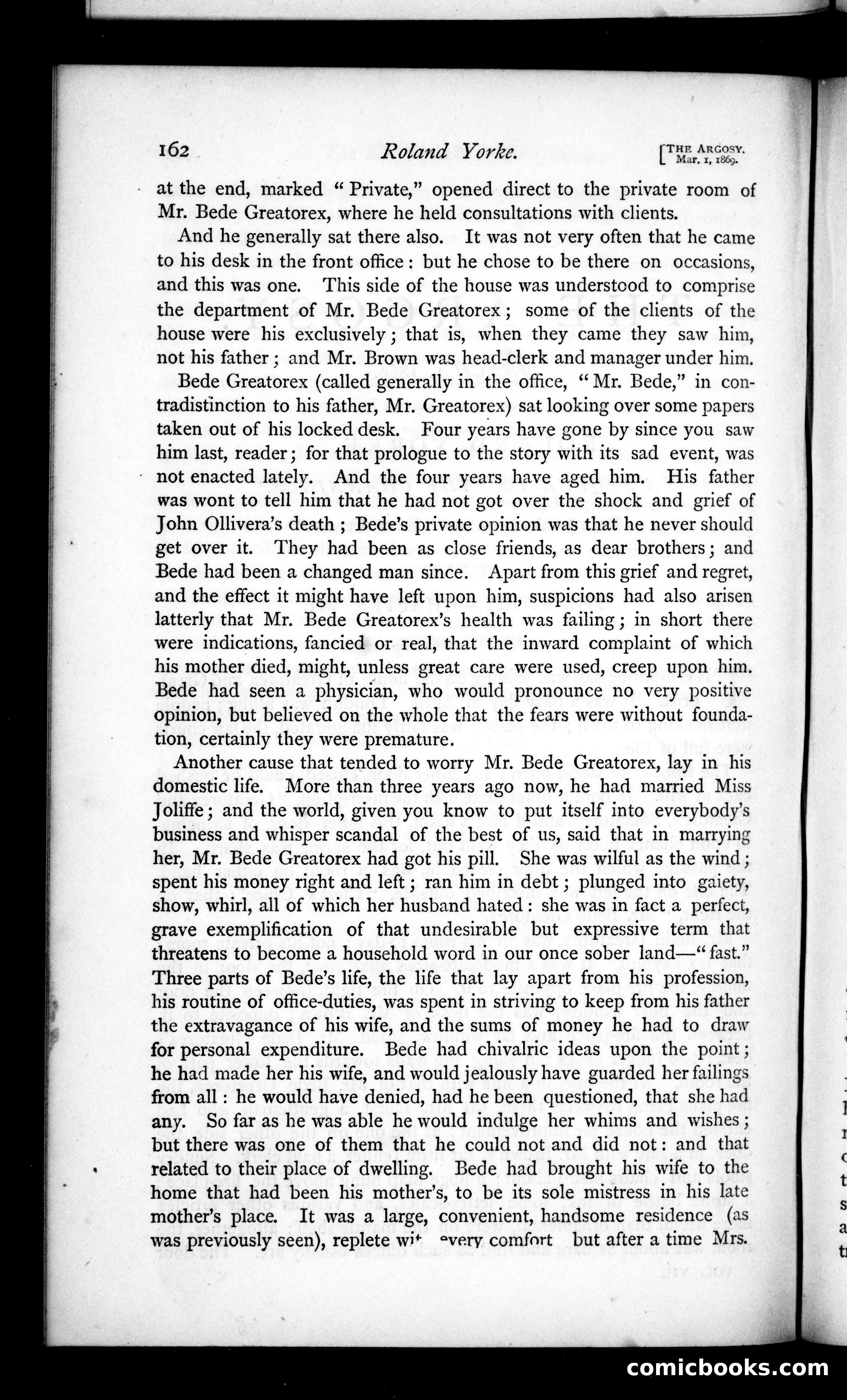 The Argosy, Vol. 7 — page 2 of 82