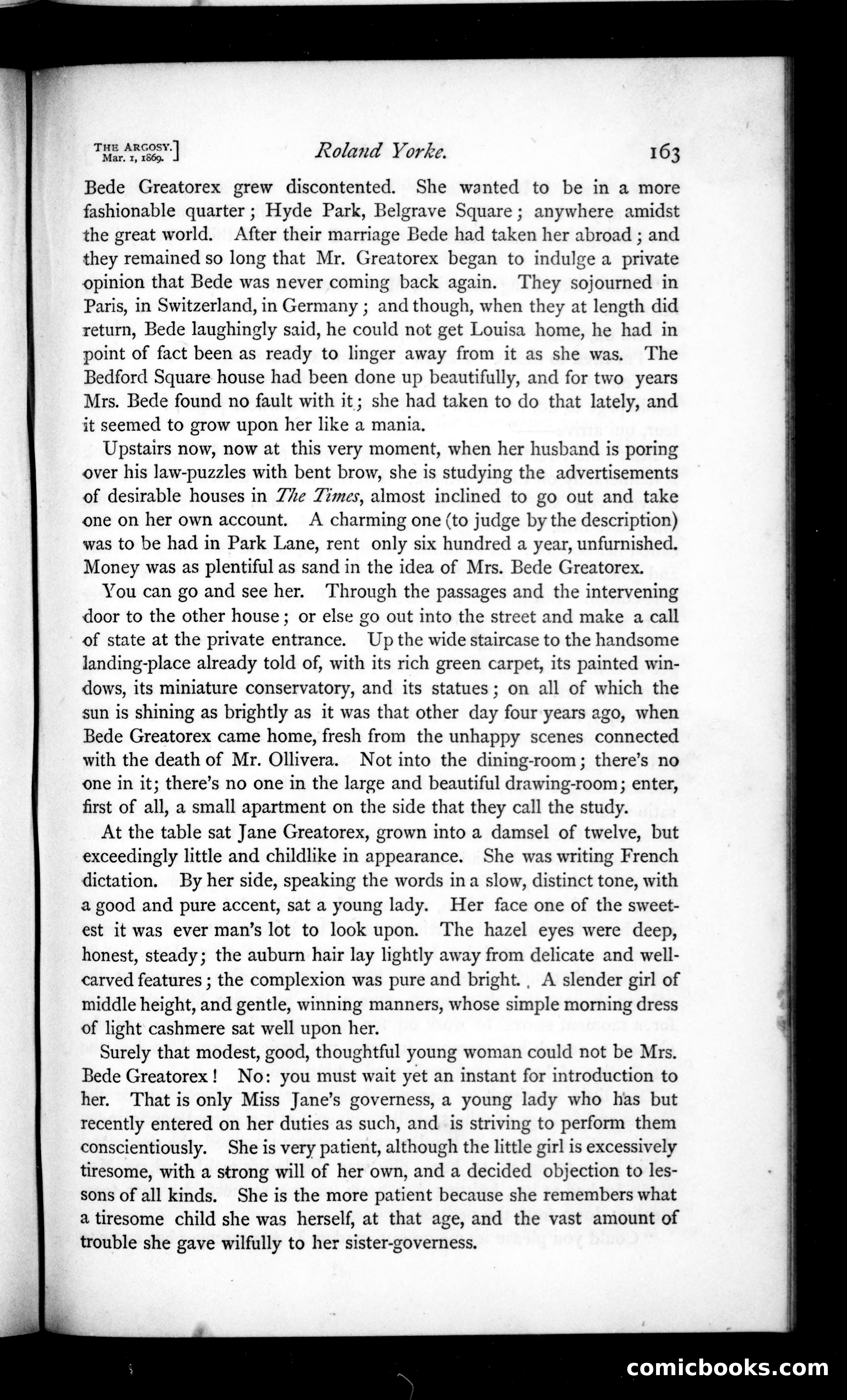 The Argosy, Vol. 7 — page 3 of 82