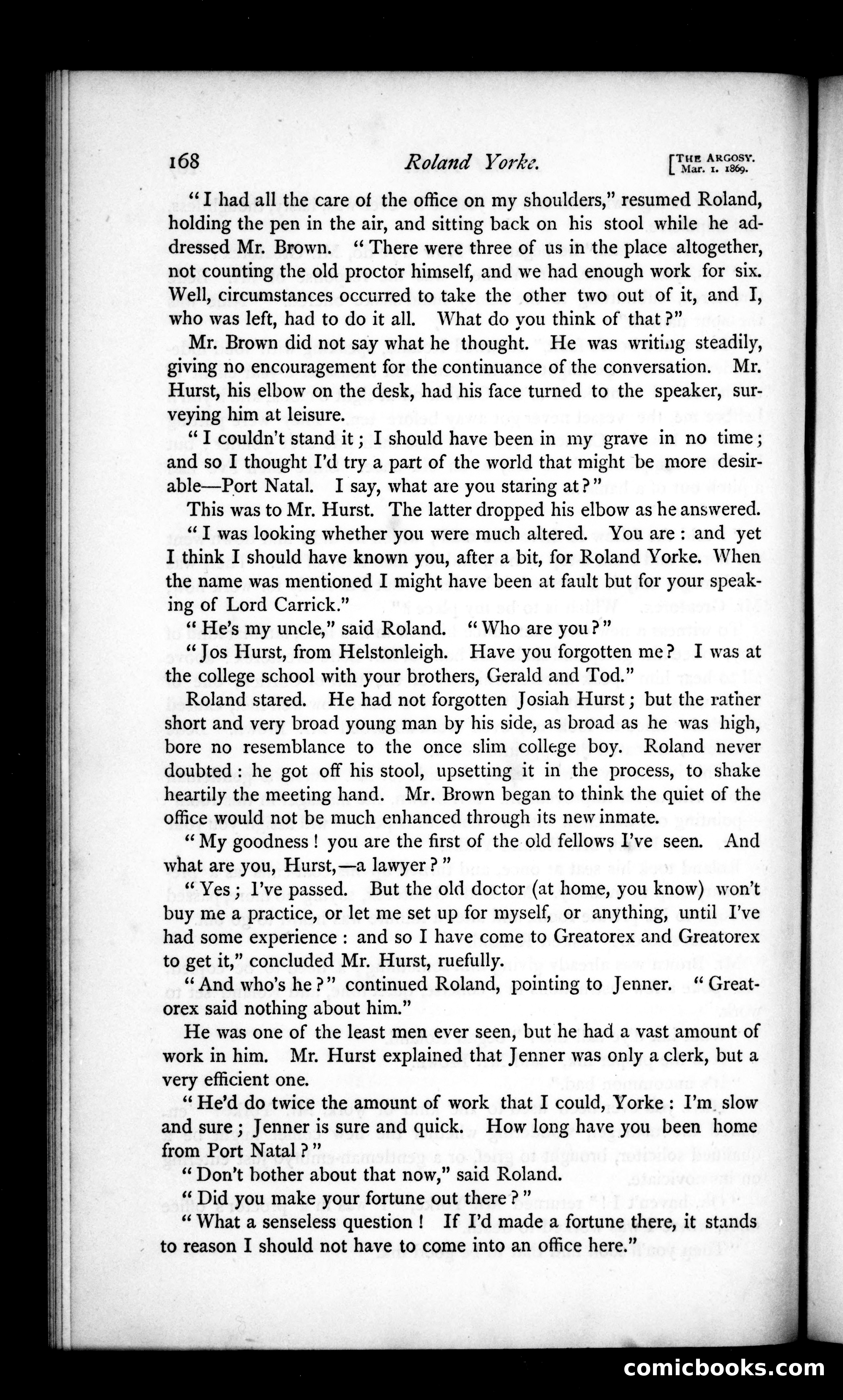 The Argosy, Vol. 7 — page 10 of 82
