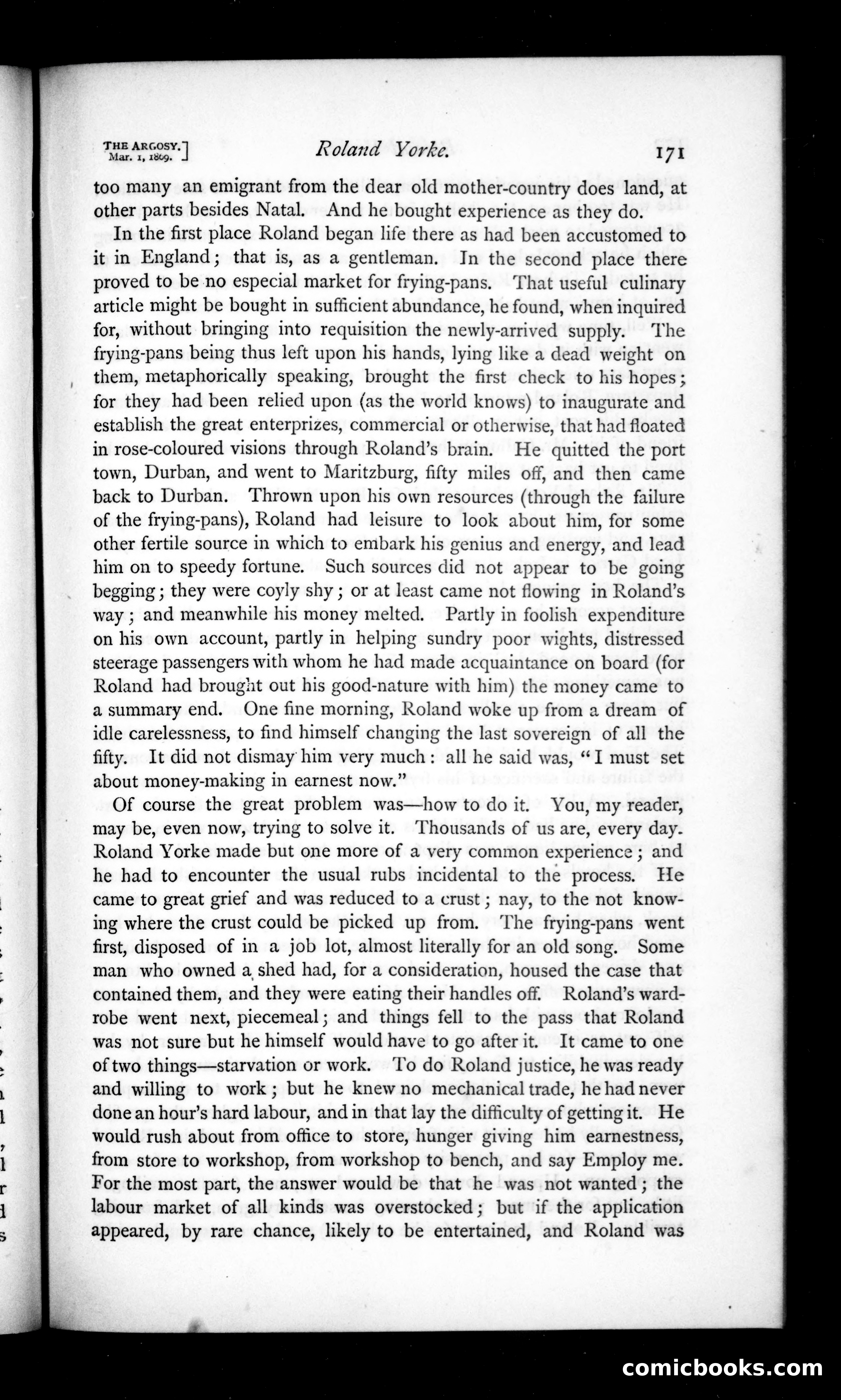 The Argosy, Vol. 7 — page 13 of 82