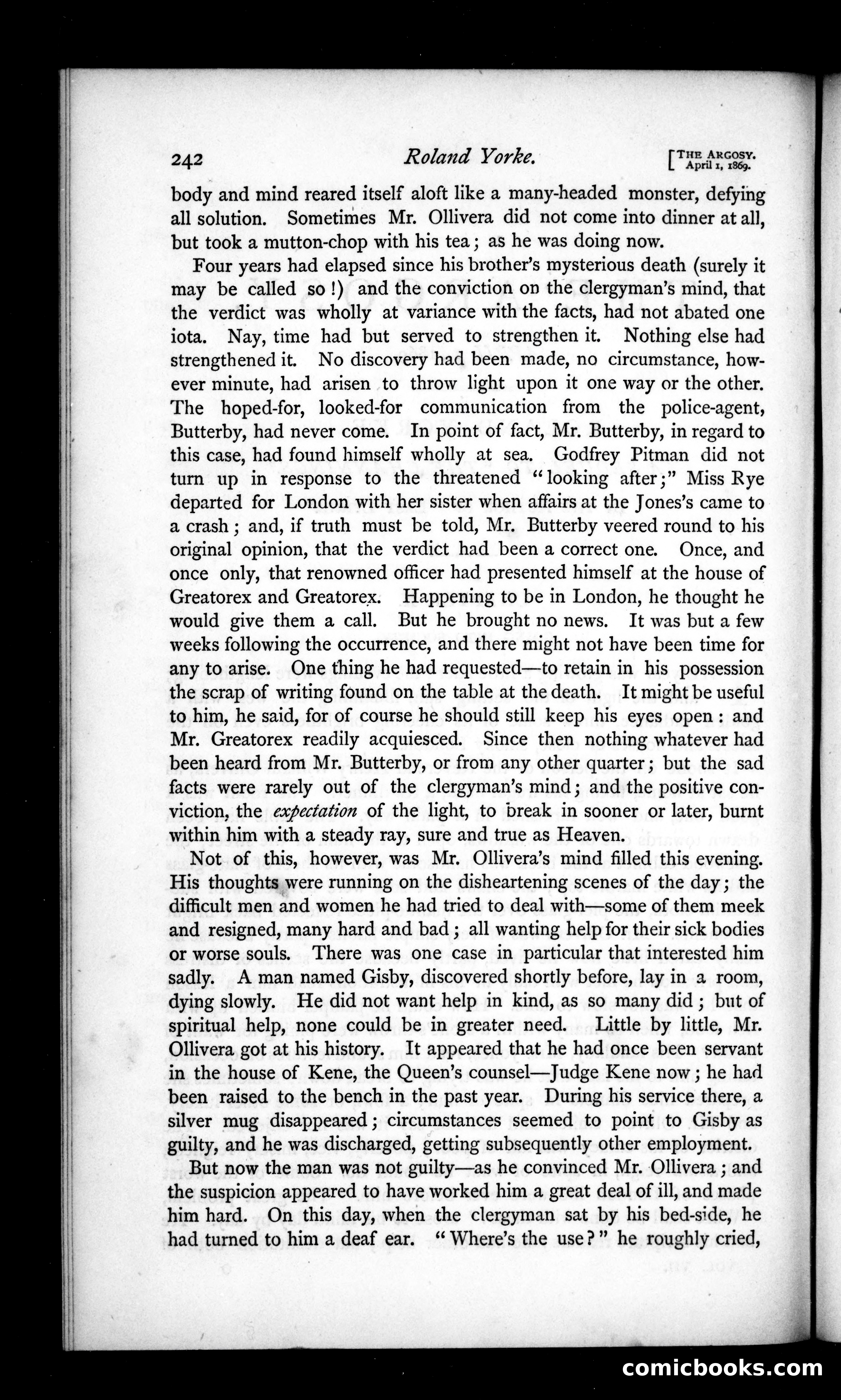 The Argosy, Vol. VII — page 2 of 82