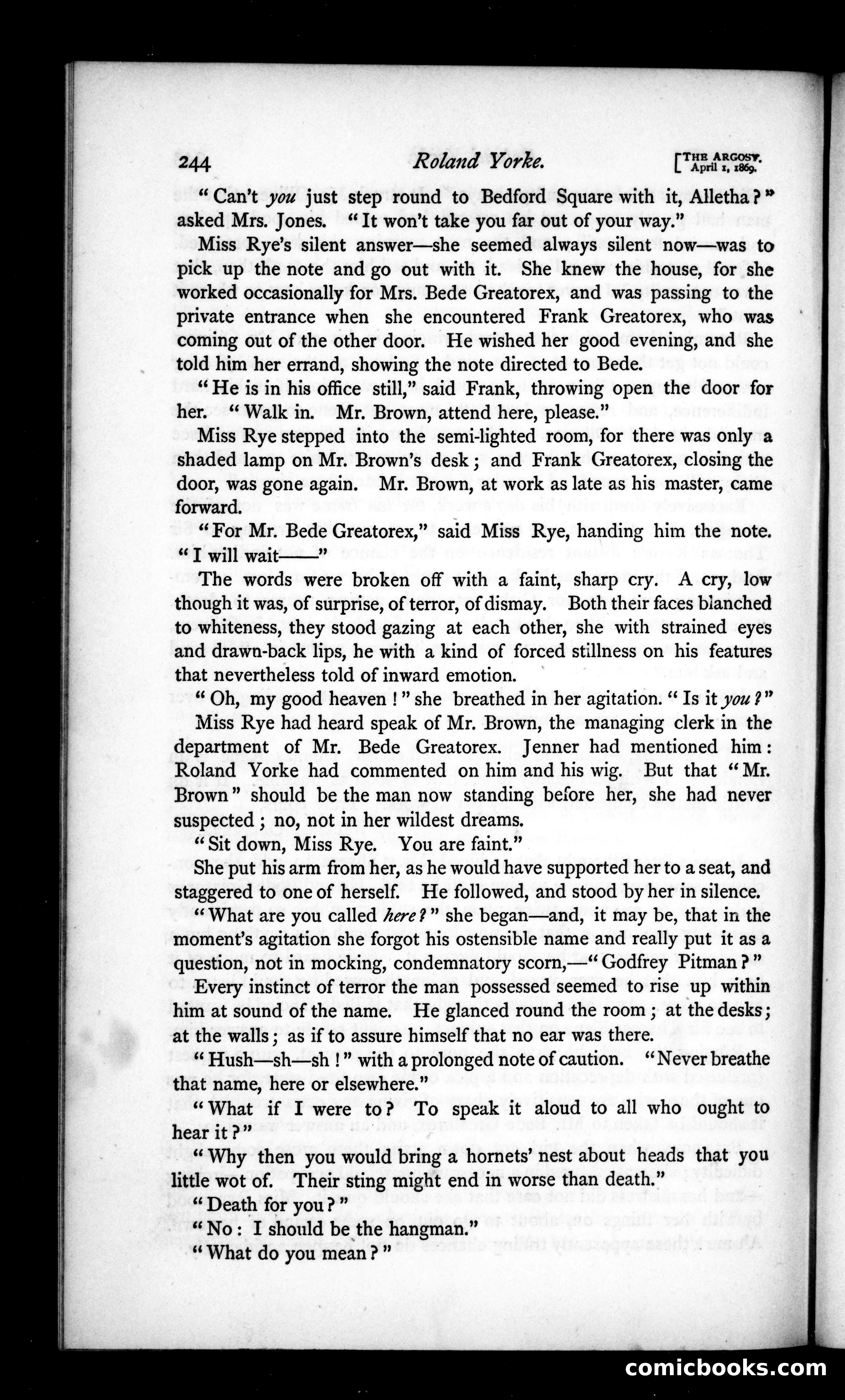 The Argosy, Vol. VII — page 4 of 82