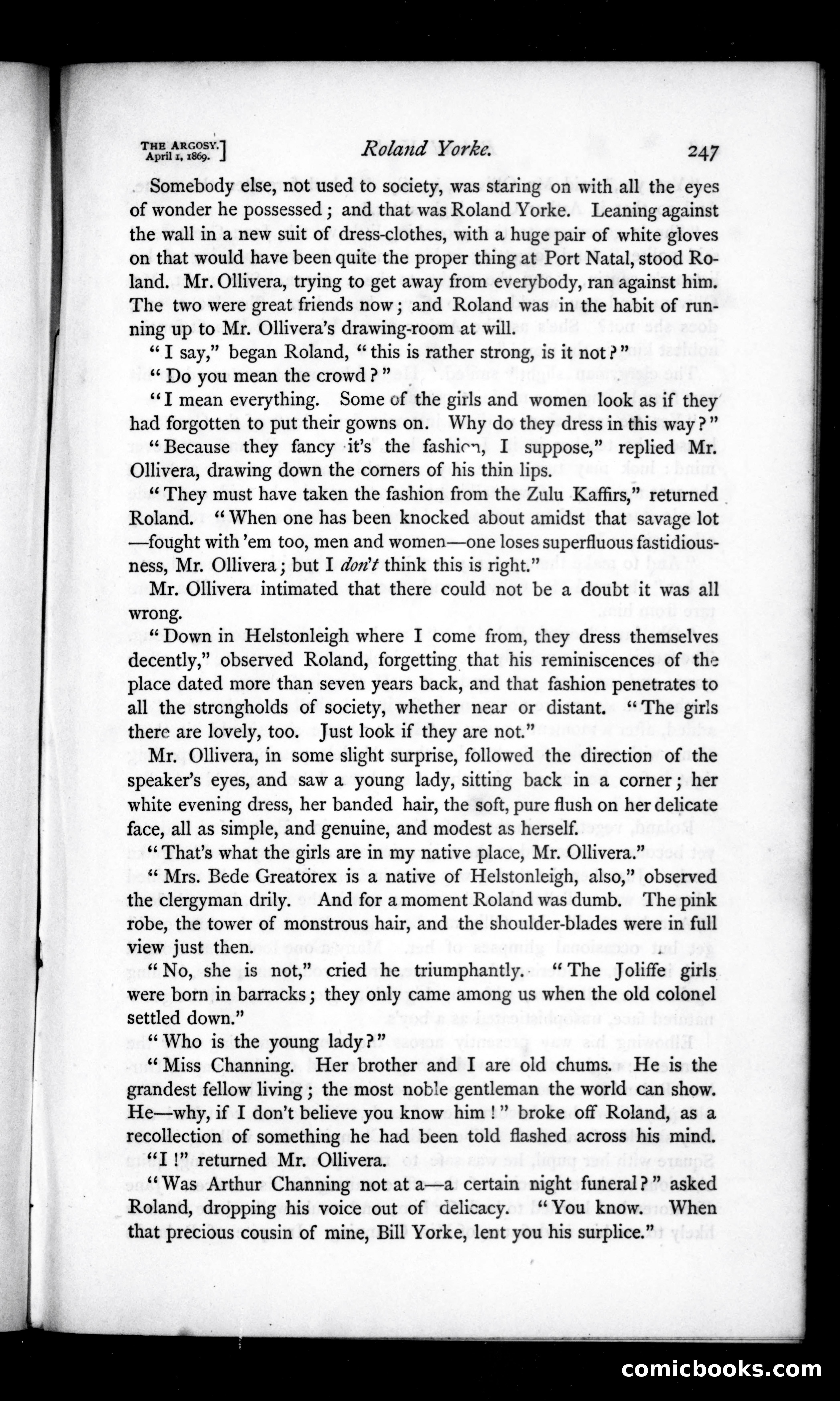 The Argosy, Vol. VII — page 7 of 82