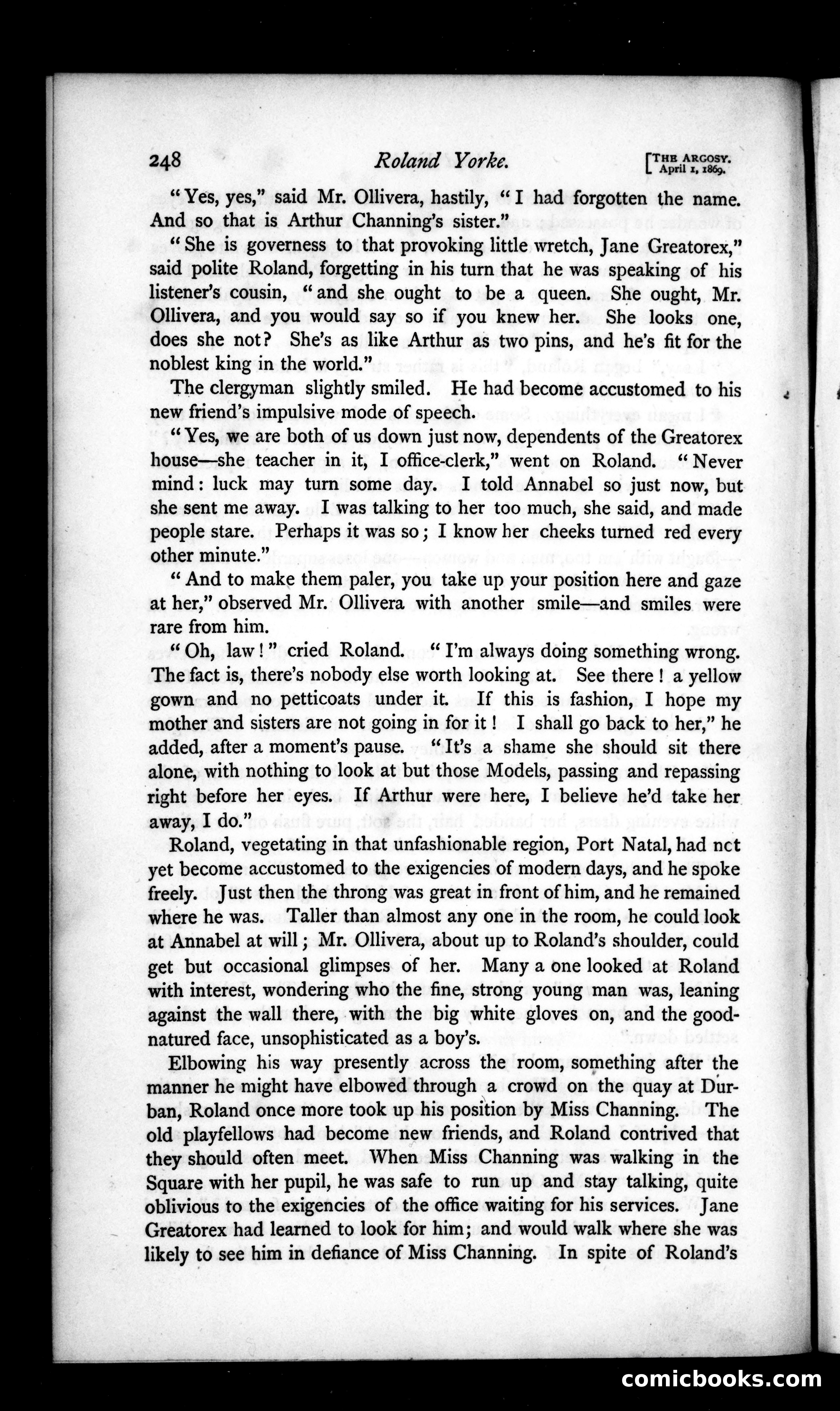 The Argosy, Vol. VII — page 8 of 82