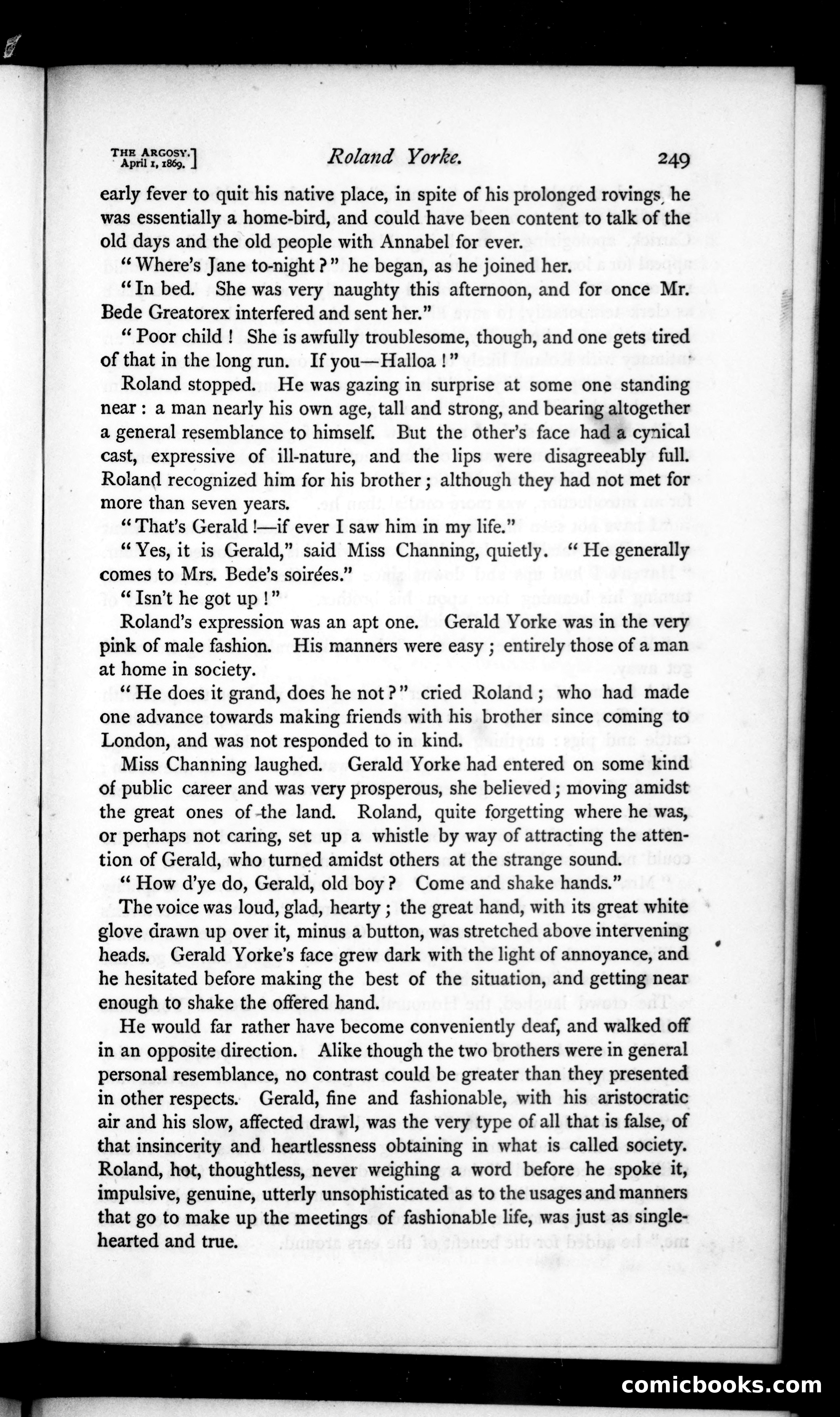 The Argosy, Vol. VII — page 11 of 82
