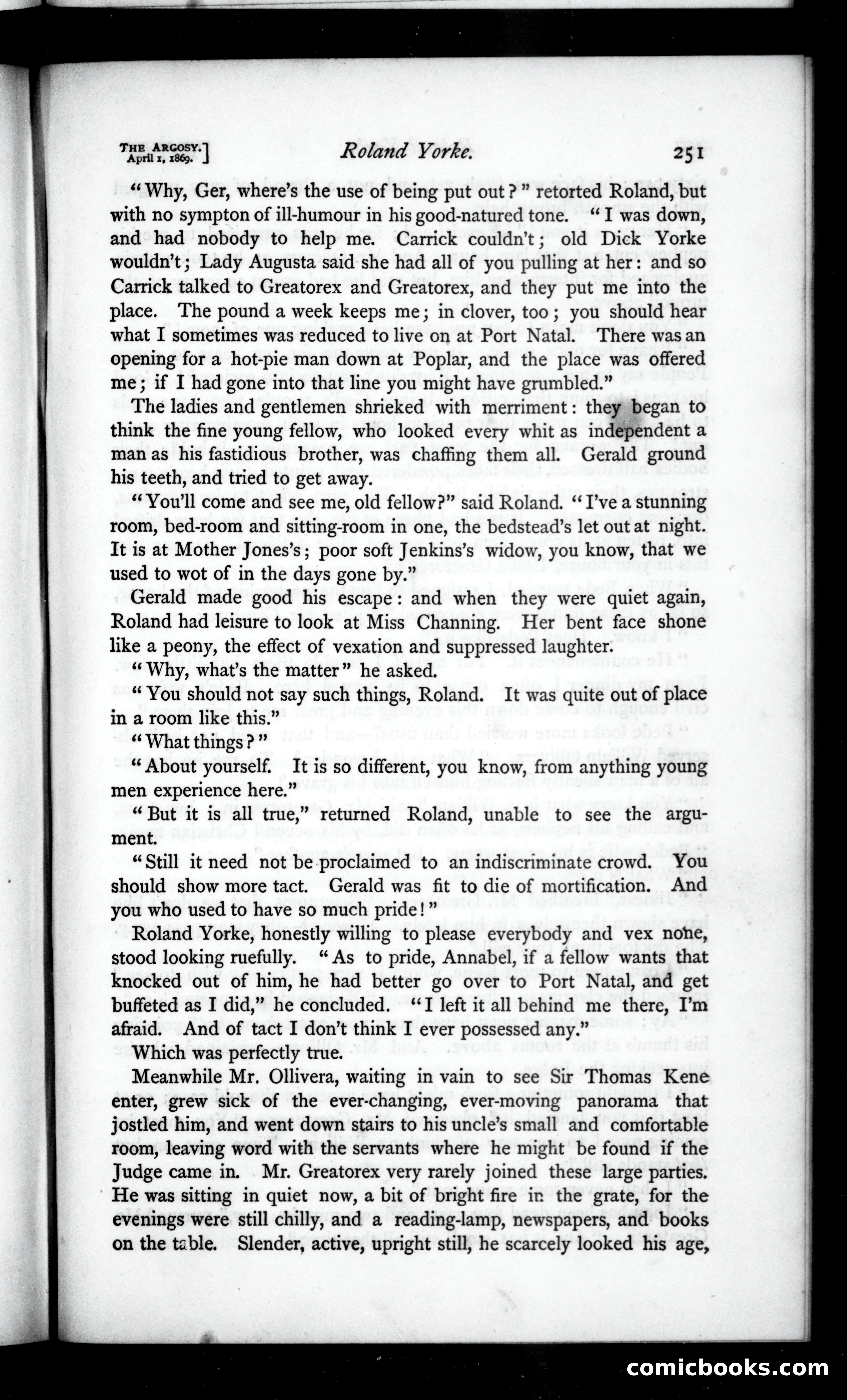 The Argosy, Vol. VII — page 13 of 82