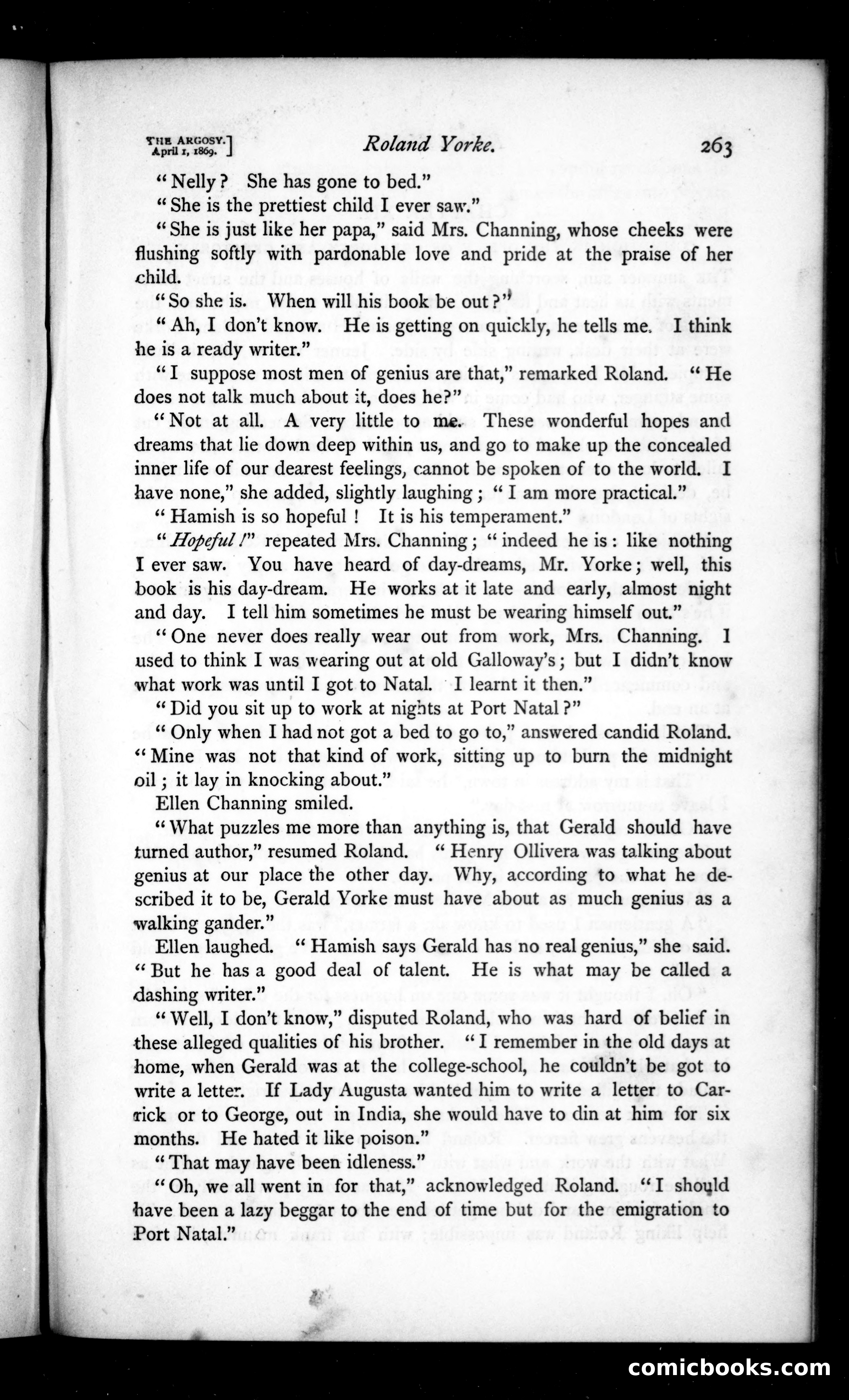 The Argosy, Vol. VII — page 25 of 82