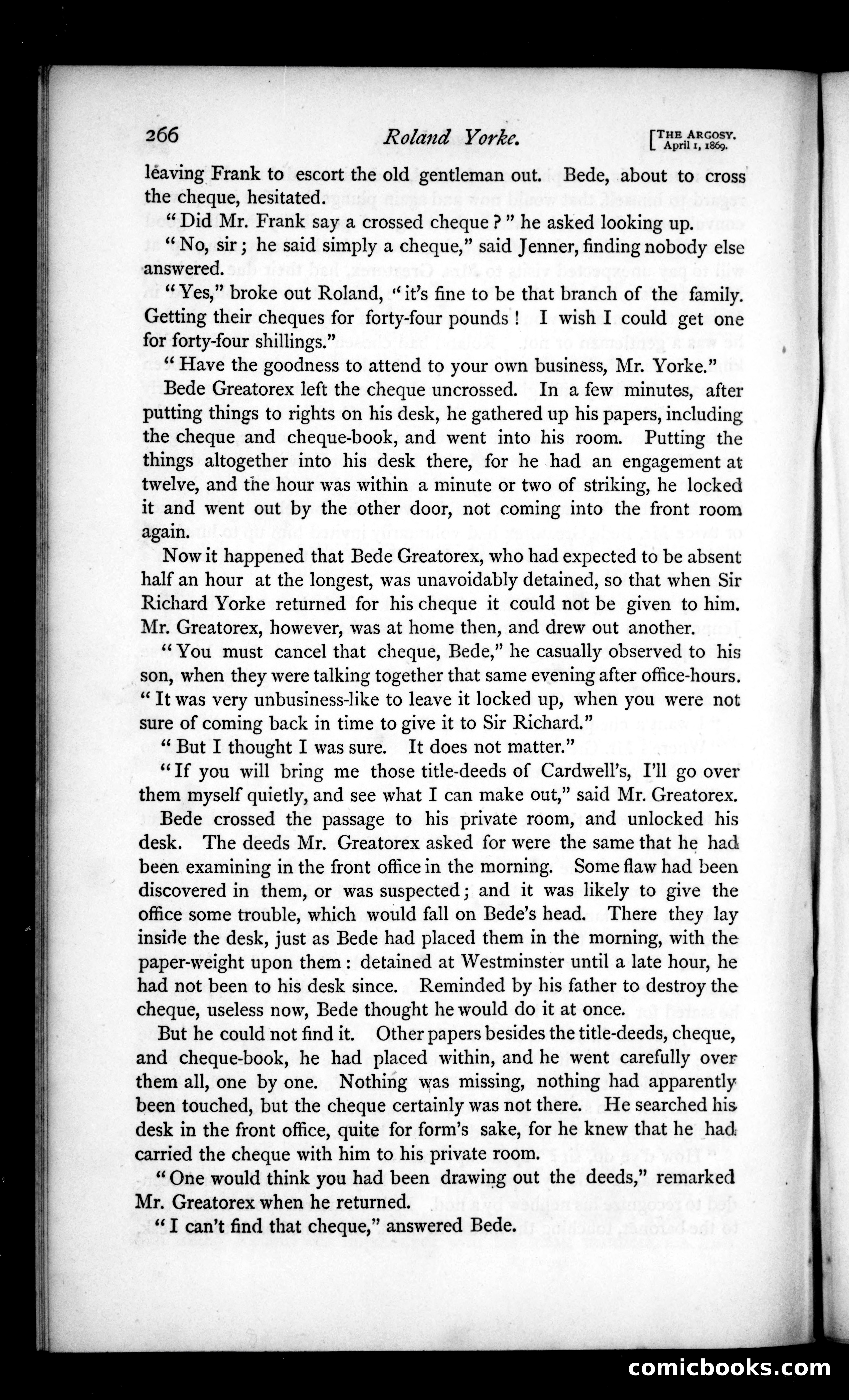 The Argosy, Vol. VII — page 28 of 82