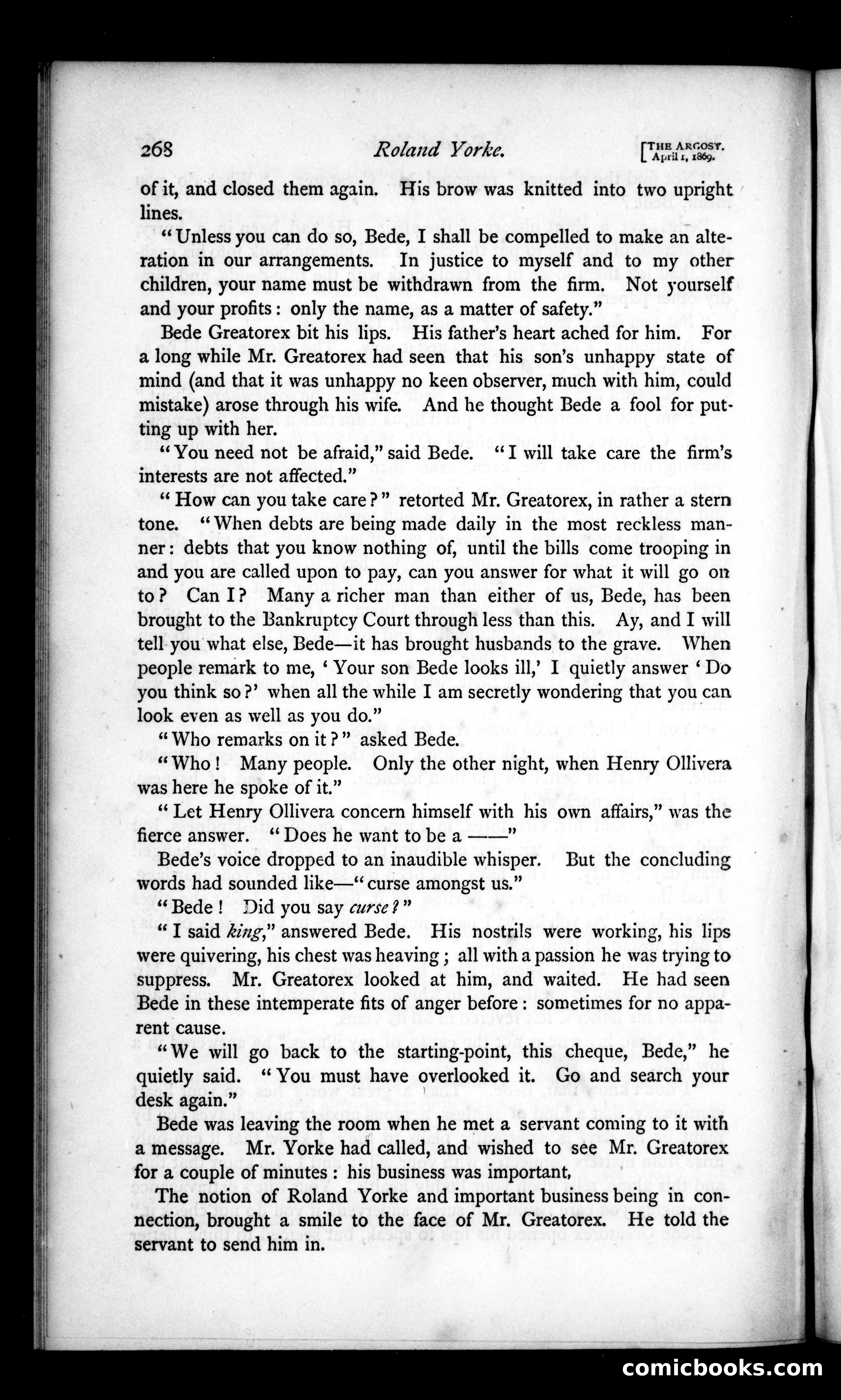 The Argosy, Vol. VII — page 30 of 82