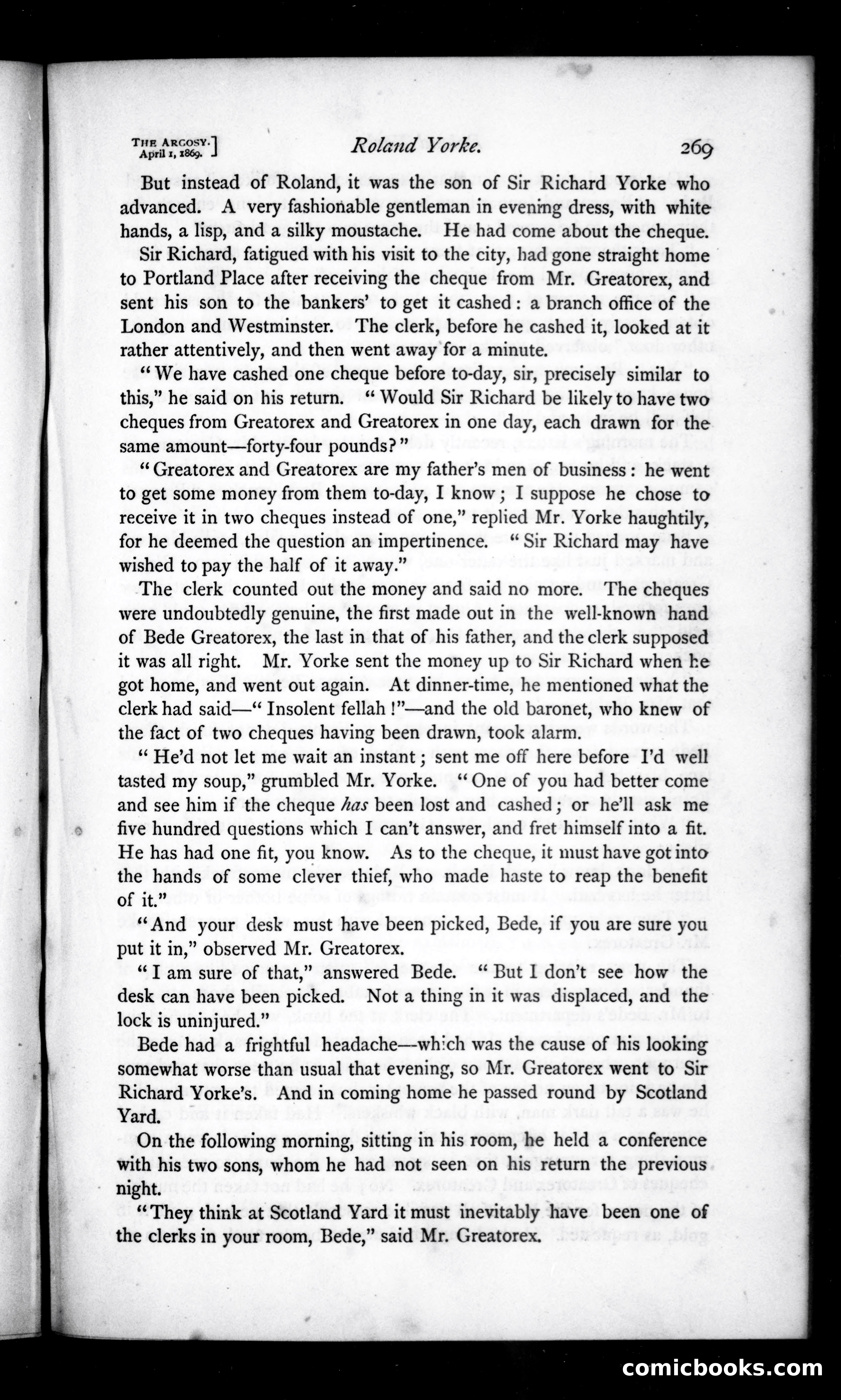 The Argosy, Vol. VII — page 31 of 82