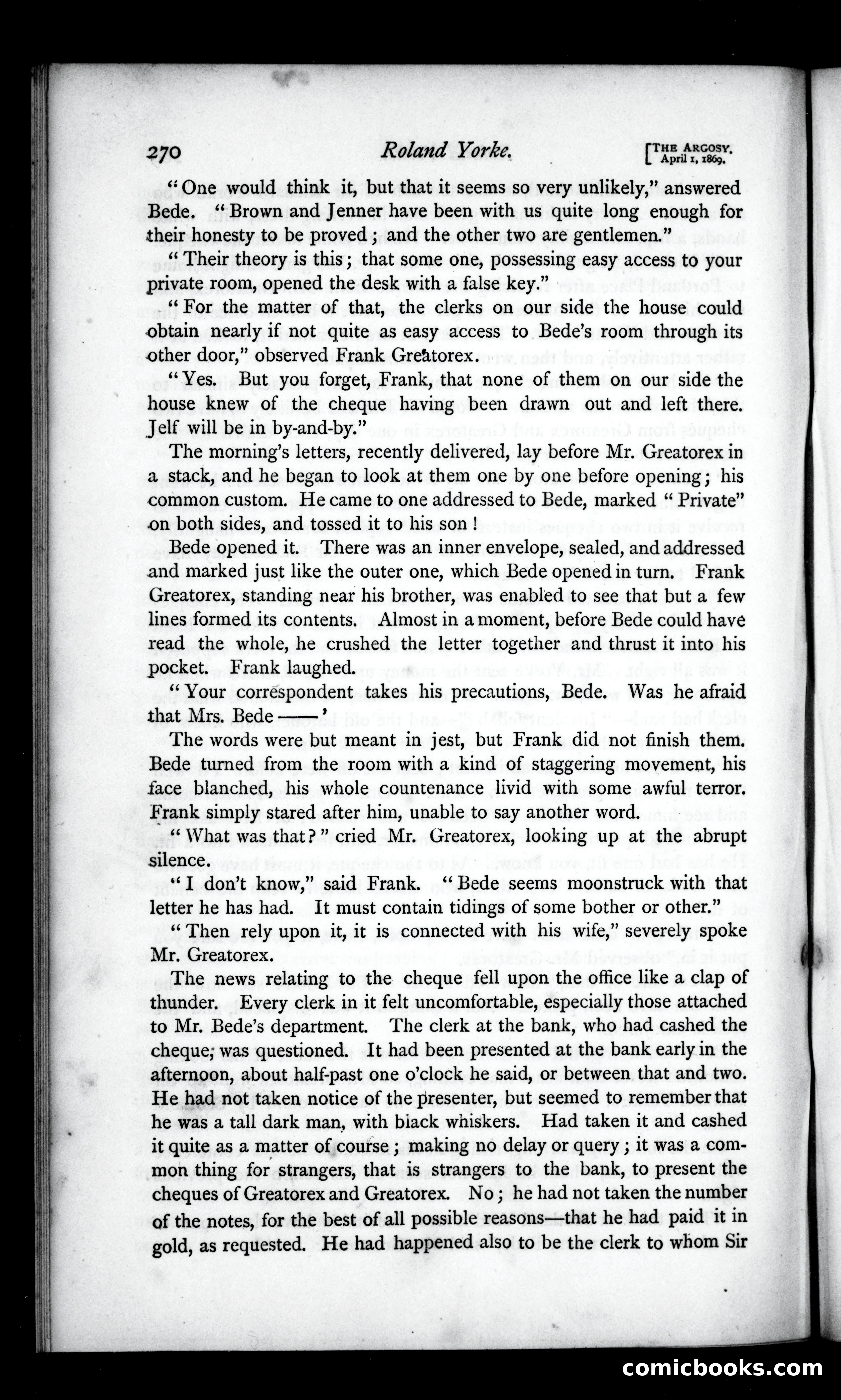 The Argosy, Vol. VII — page 32 of 82