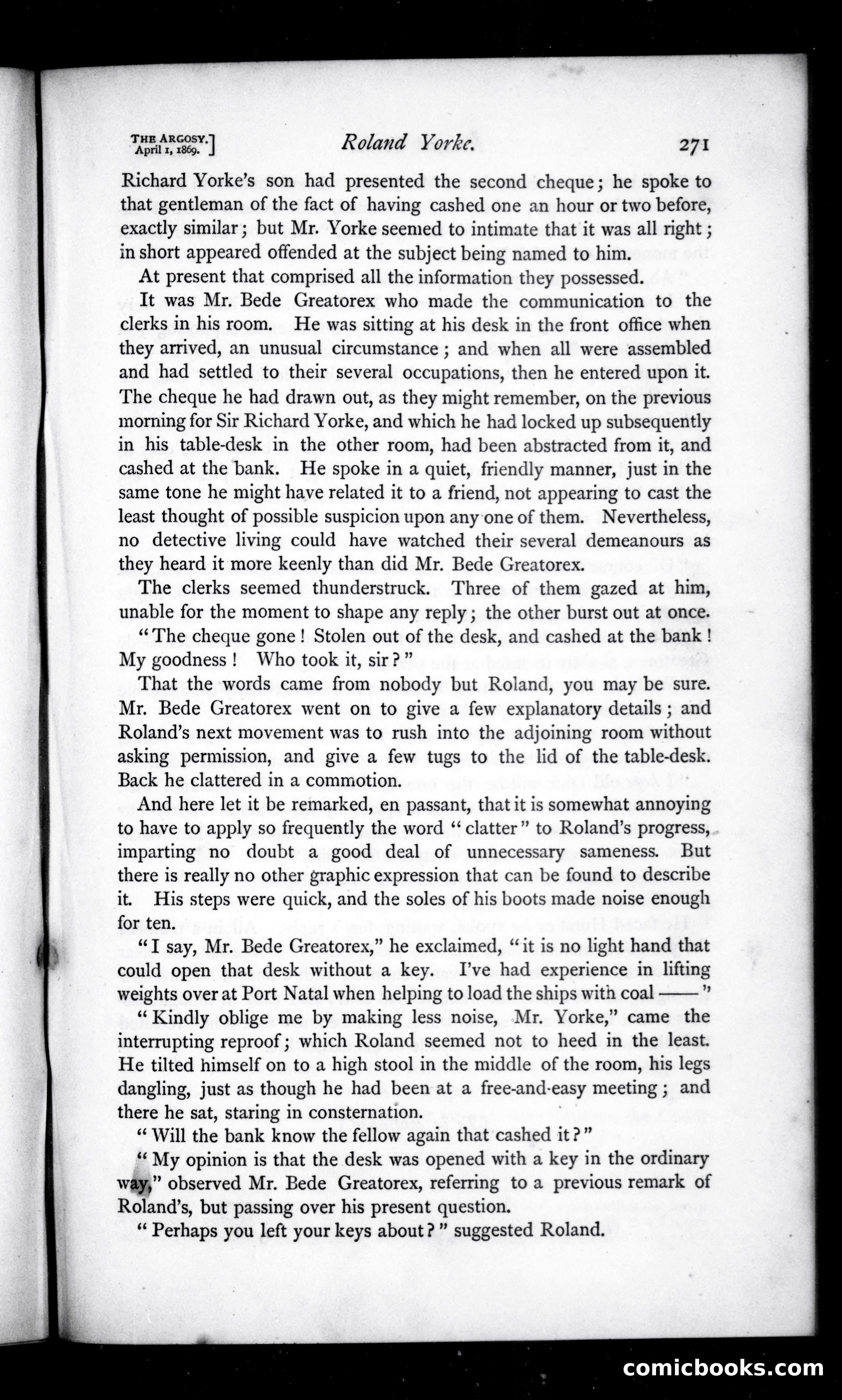 The Argosy, Vol. VII — page 33 of 82