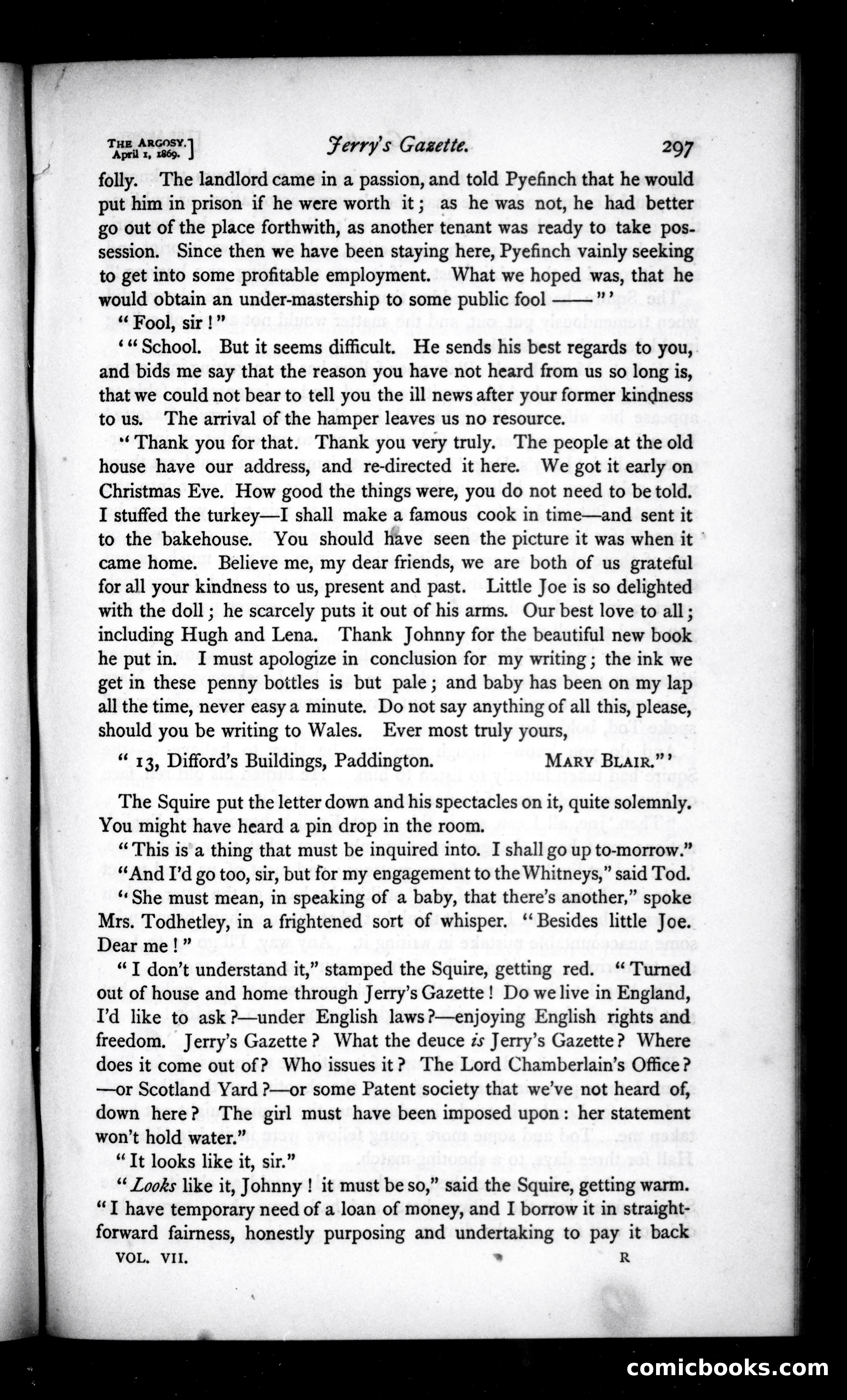 The Argosy, Vol. VII — page 59 of 82