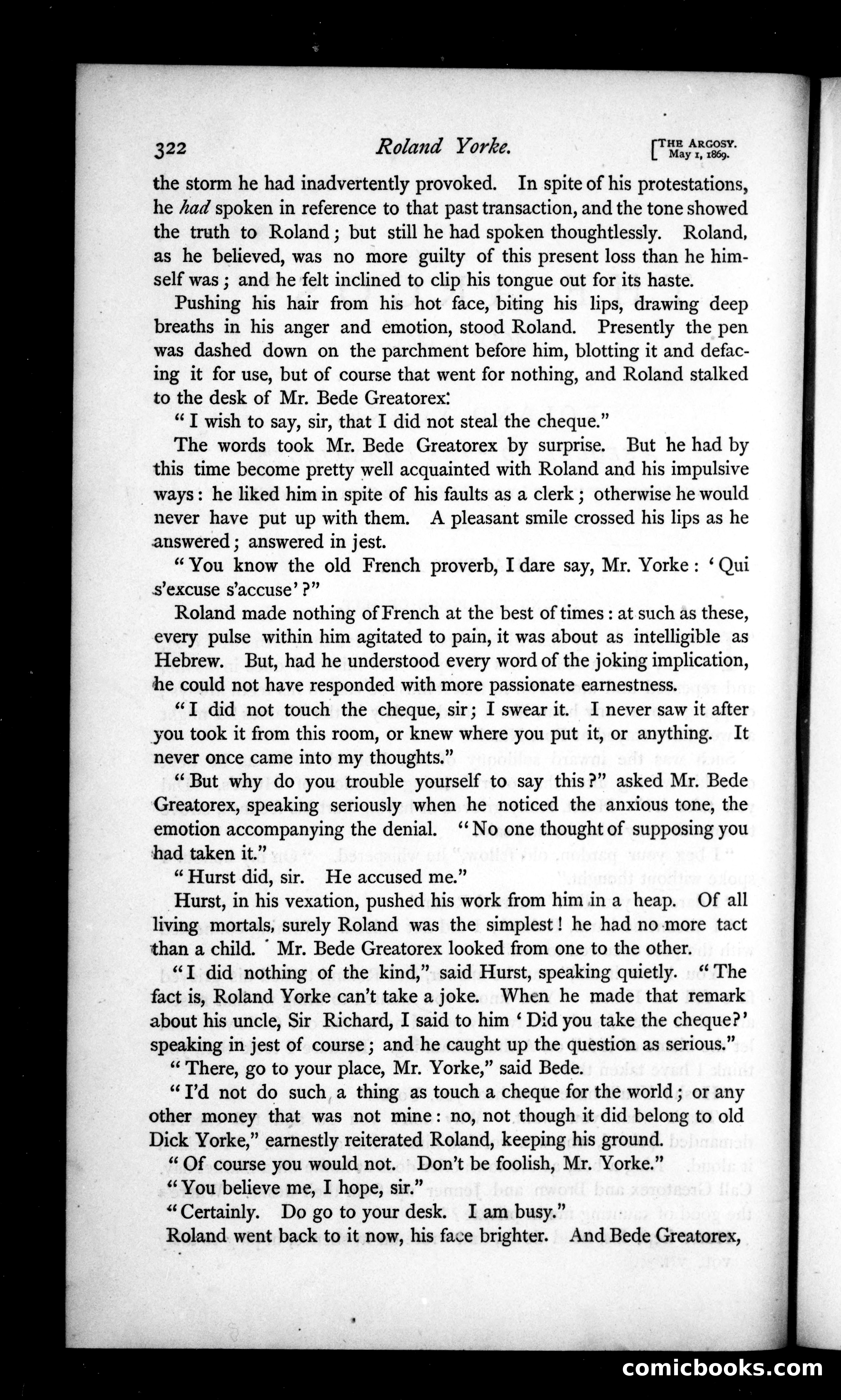 The Argosy, Vol. VII — page 2 of 82