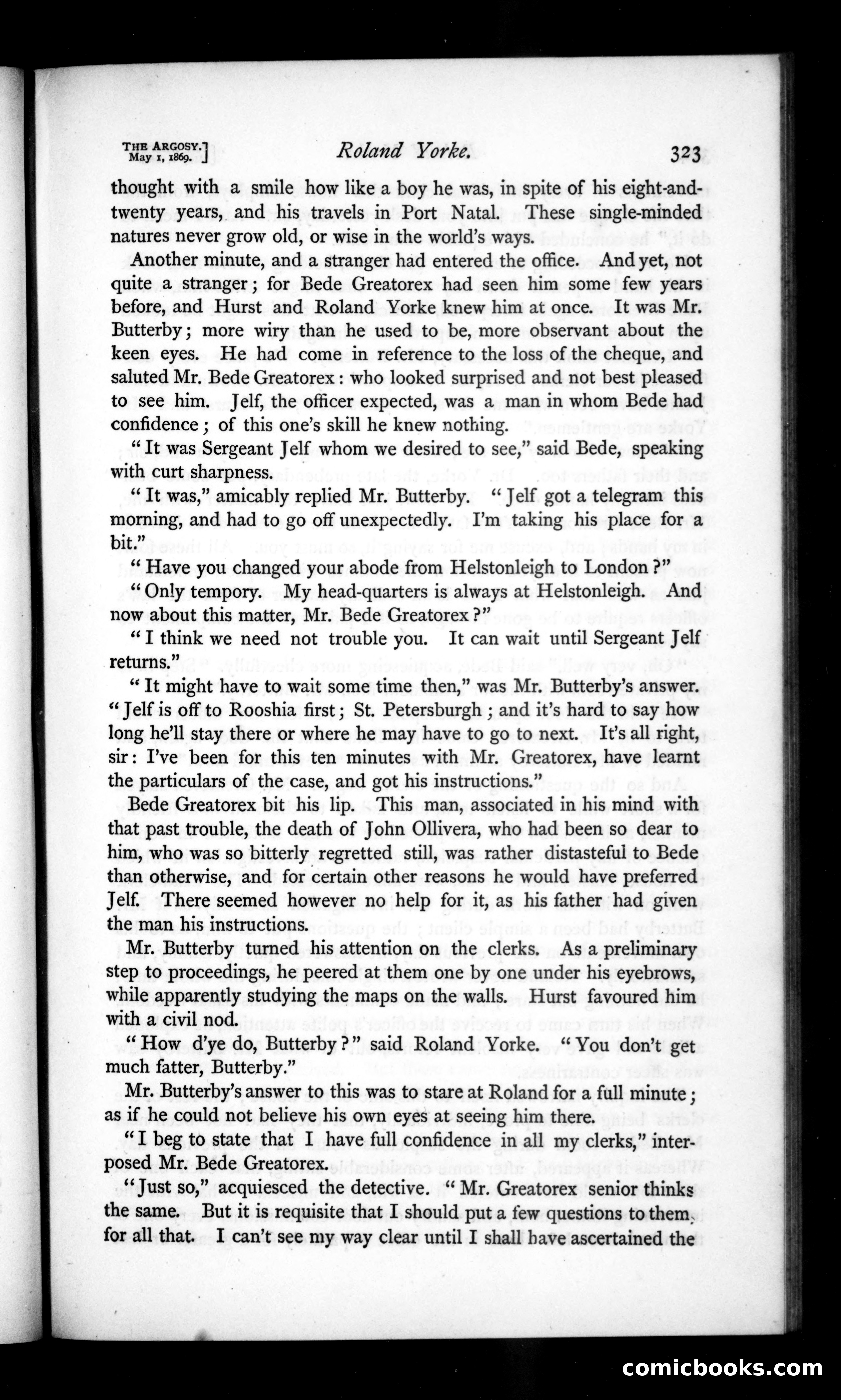 The Argosy, Vol. VII — page 3 of 82