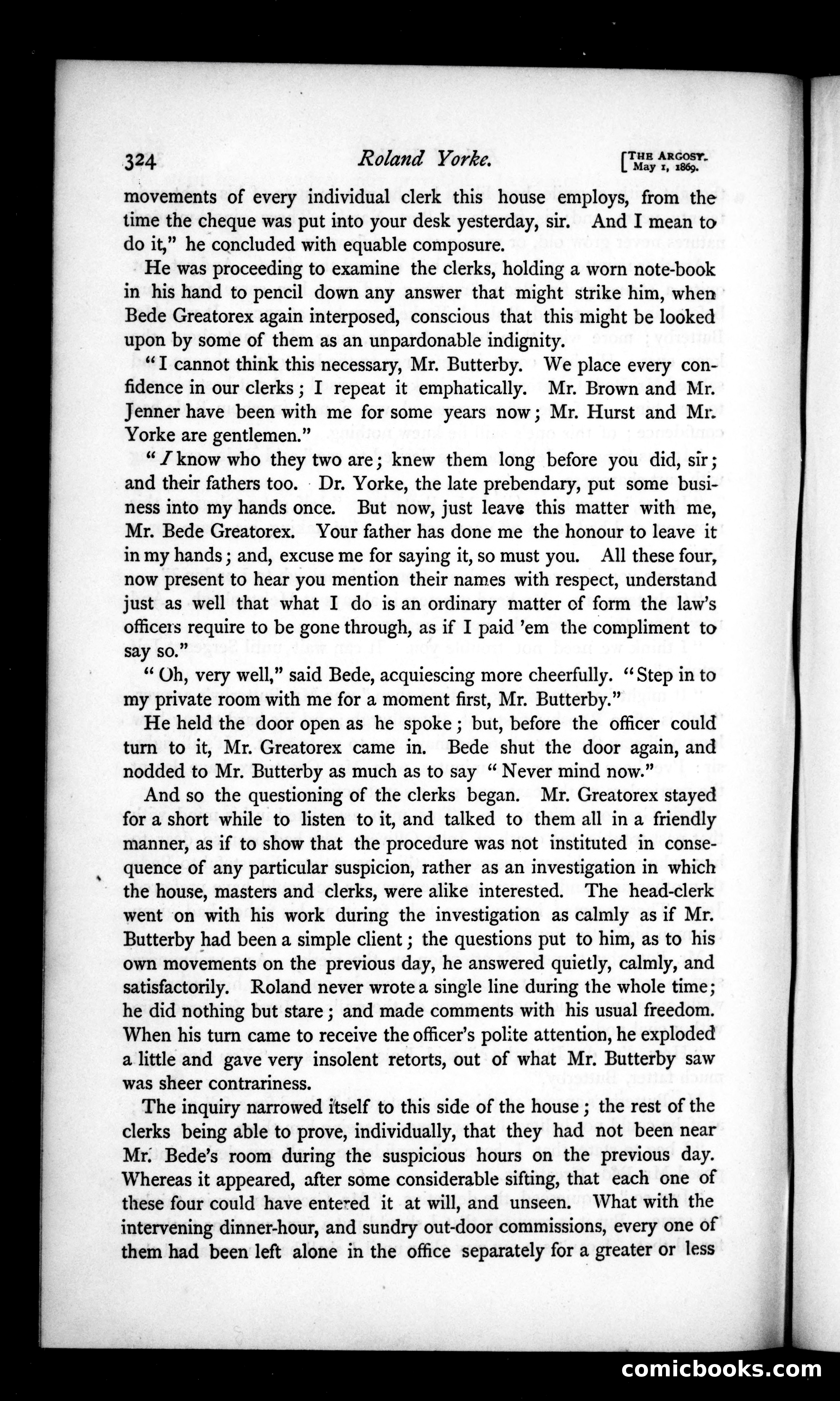 The Argosy, Vol. VII — page 4 of 82