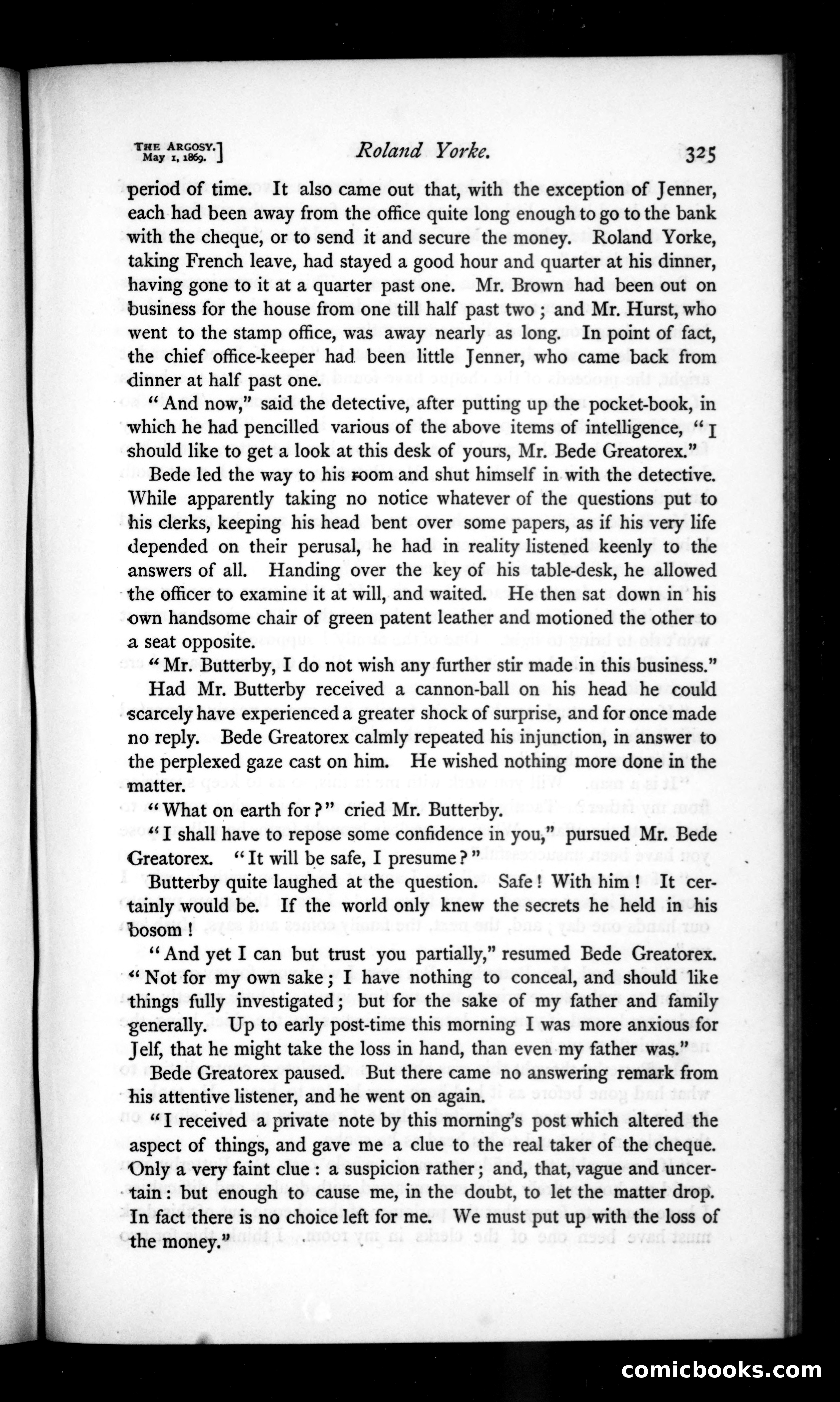 The Argosy, Vol. VII — page 5 of 82