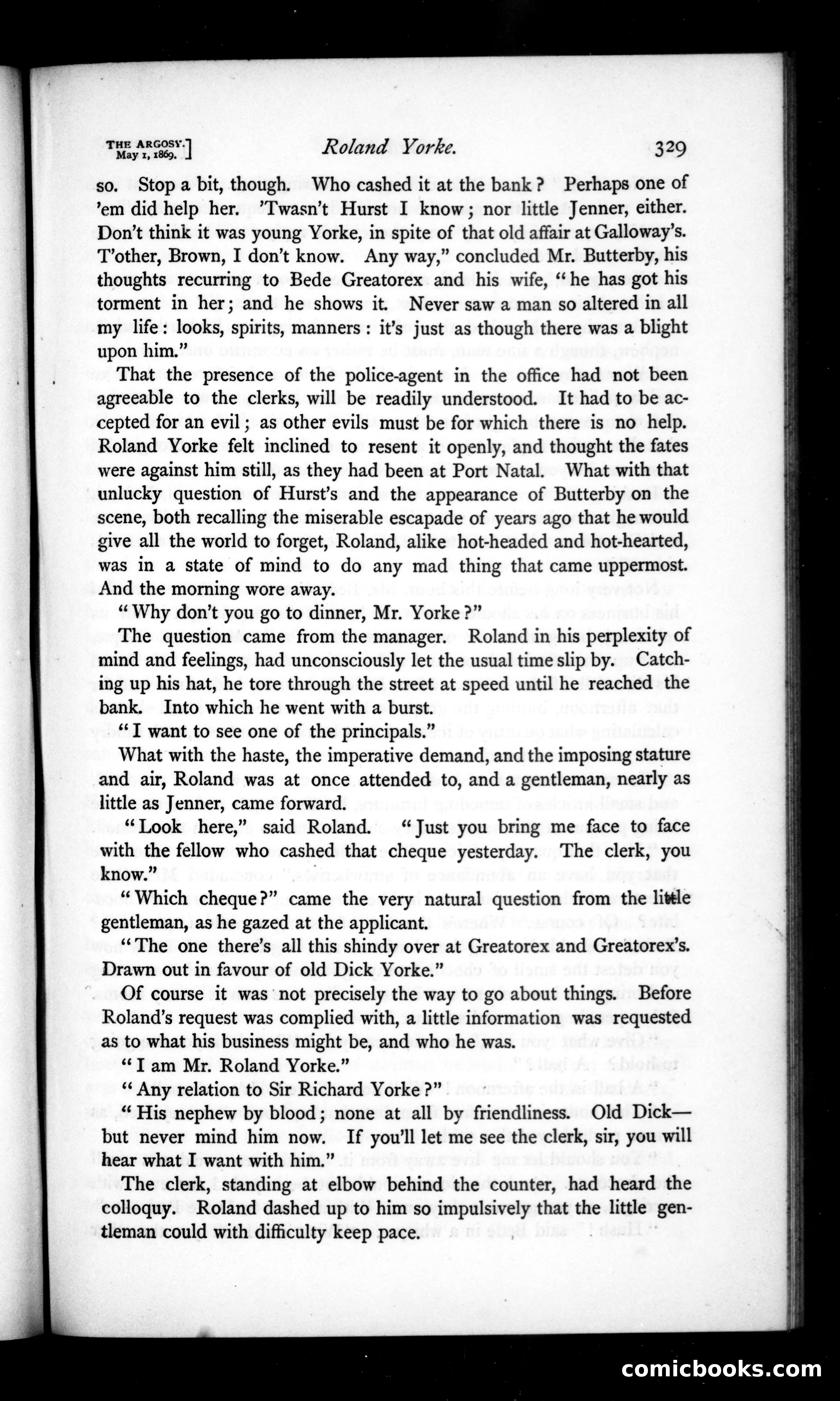 The Argosy, Vol. VII — page 9 of 82