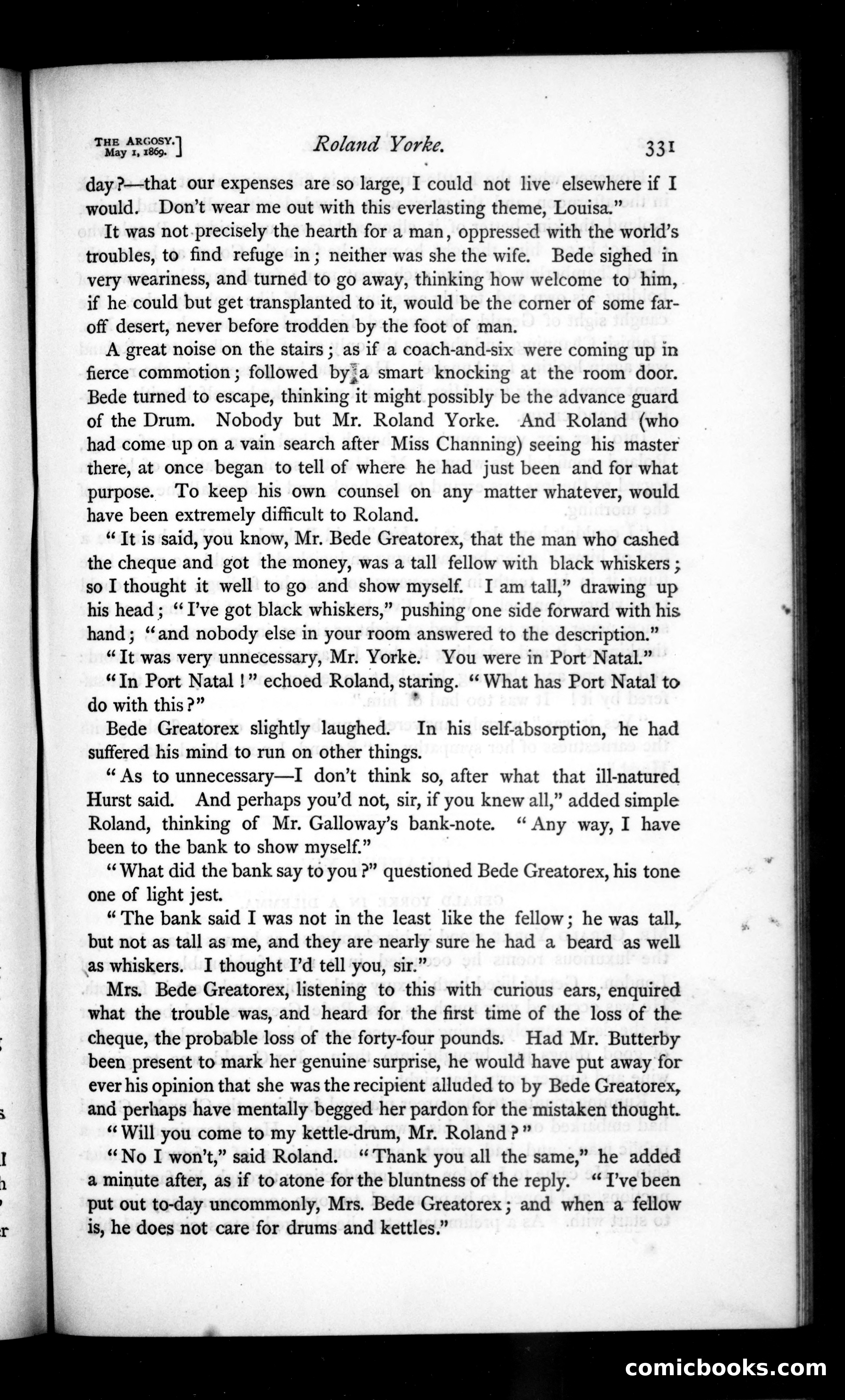 The Argosy, Vol. VII — page 11 of 82