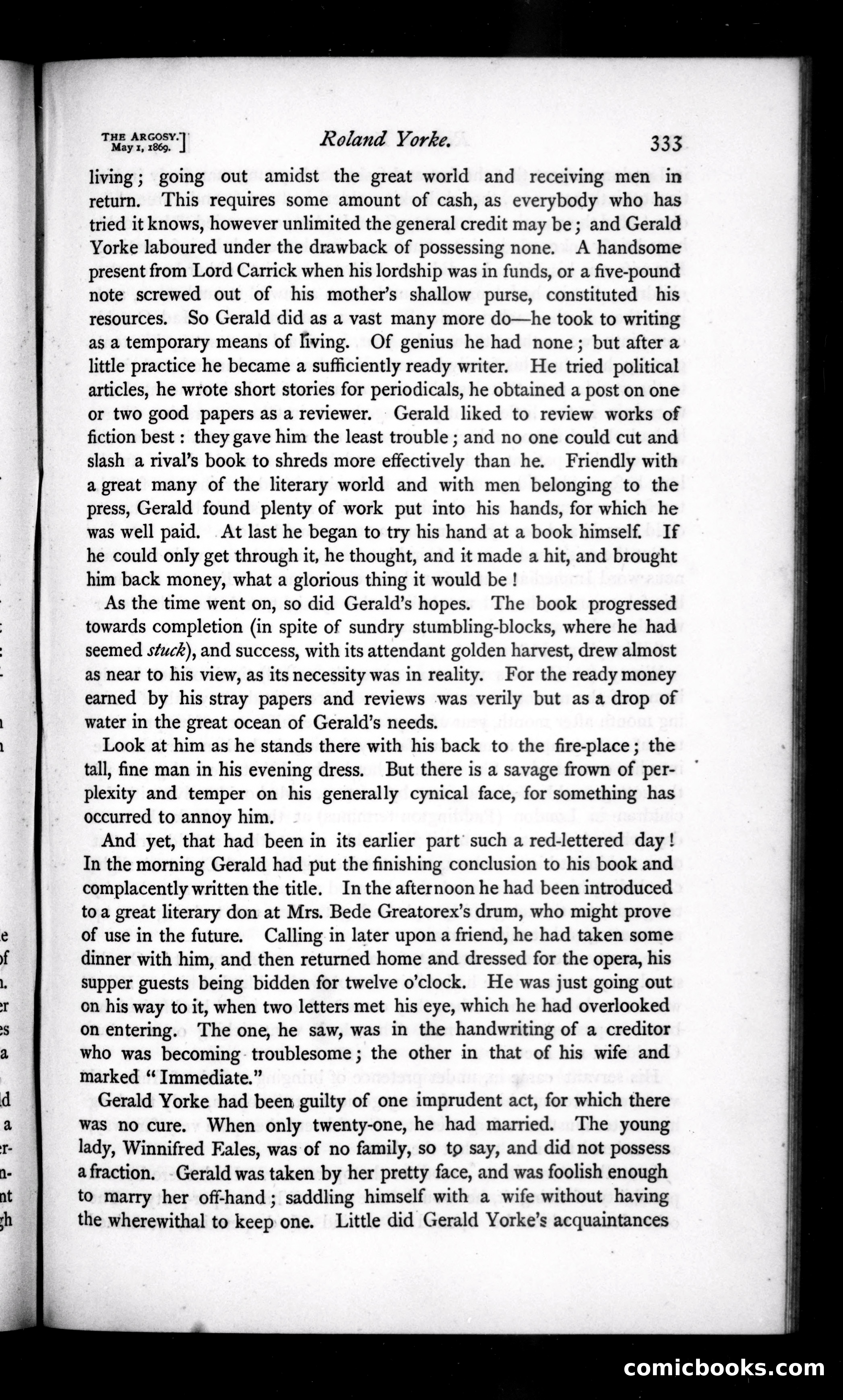 The Argosy, Vol. VII — page 13 of 82