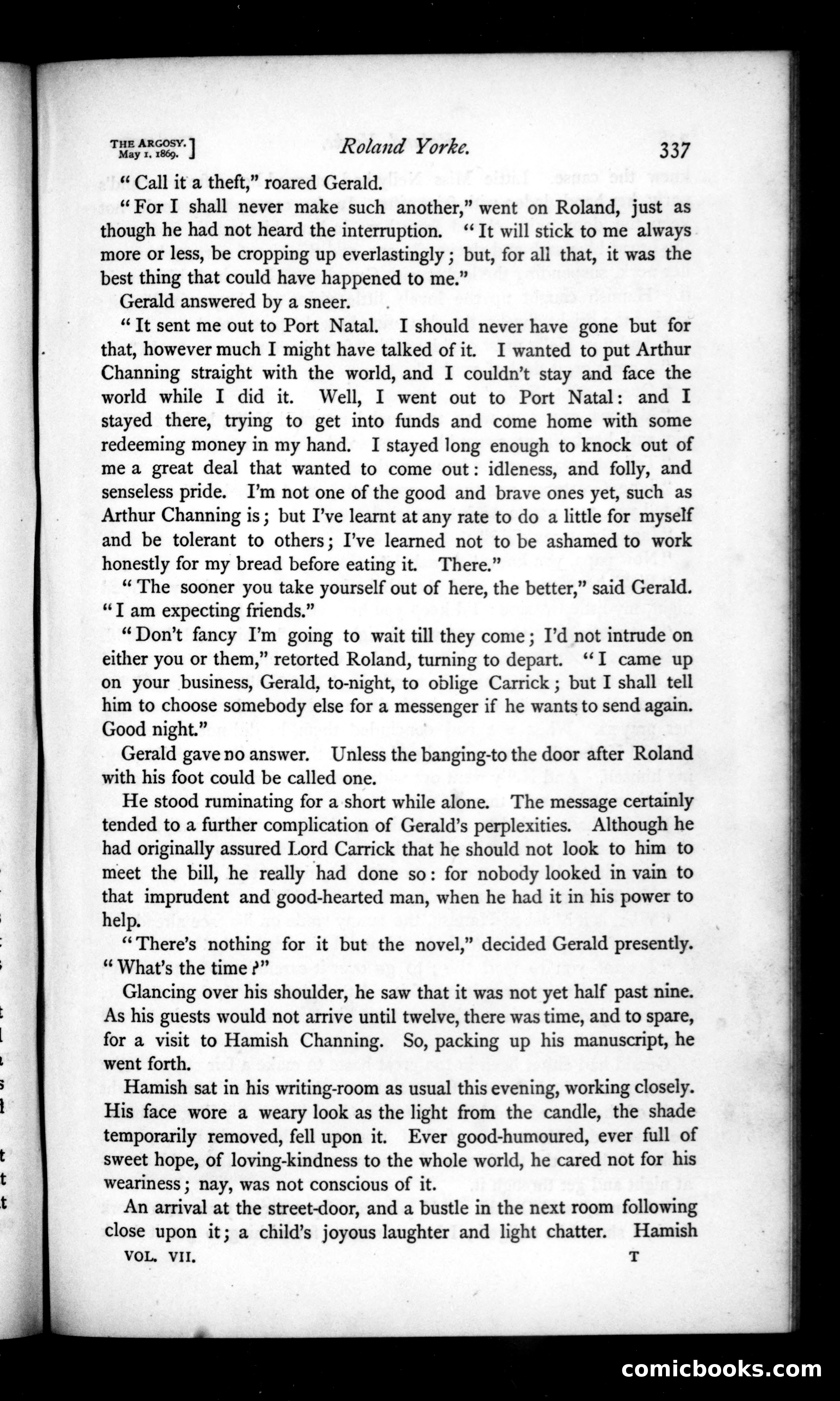 The Argosy, Vol. VII — page 17 of 82