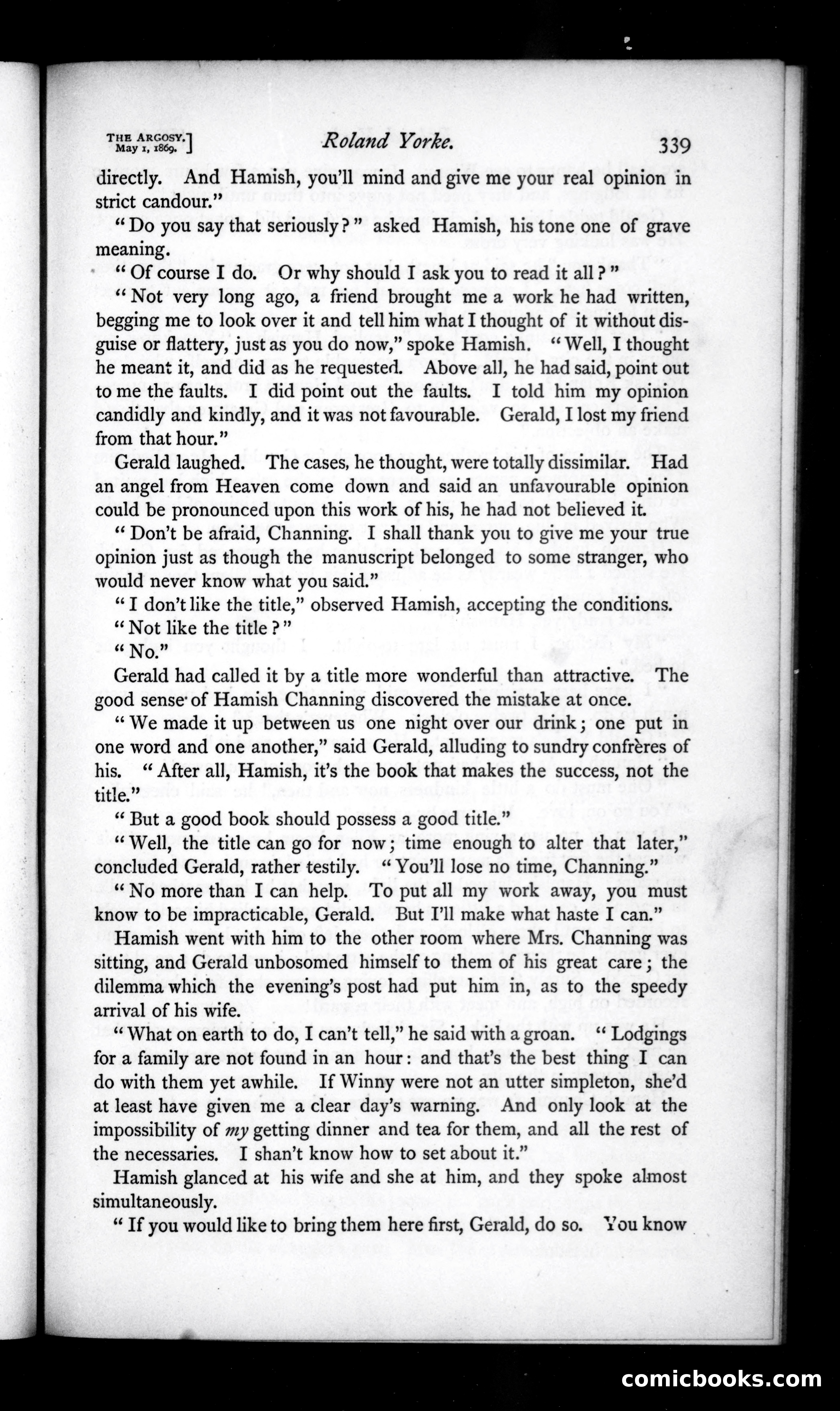 The Argosy, Vol. VII — page 21 of 82