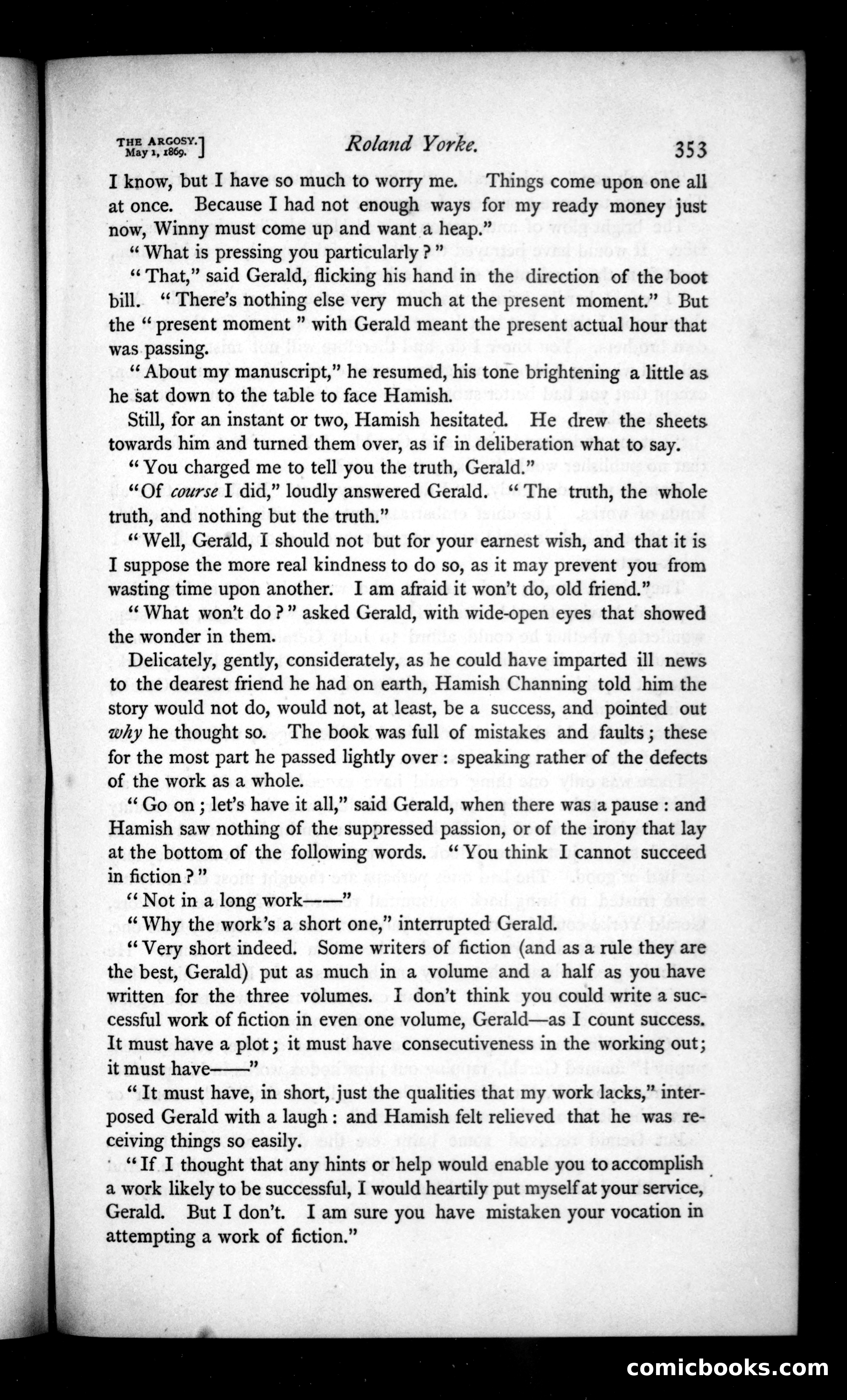 The Argosy, Vol. VII — page 35 of 82