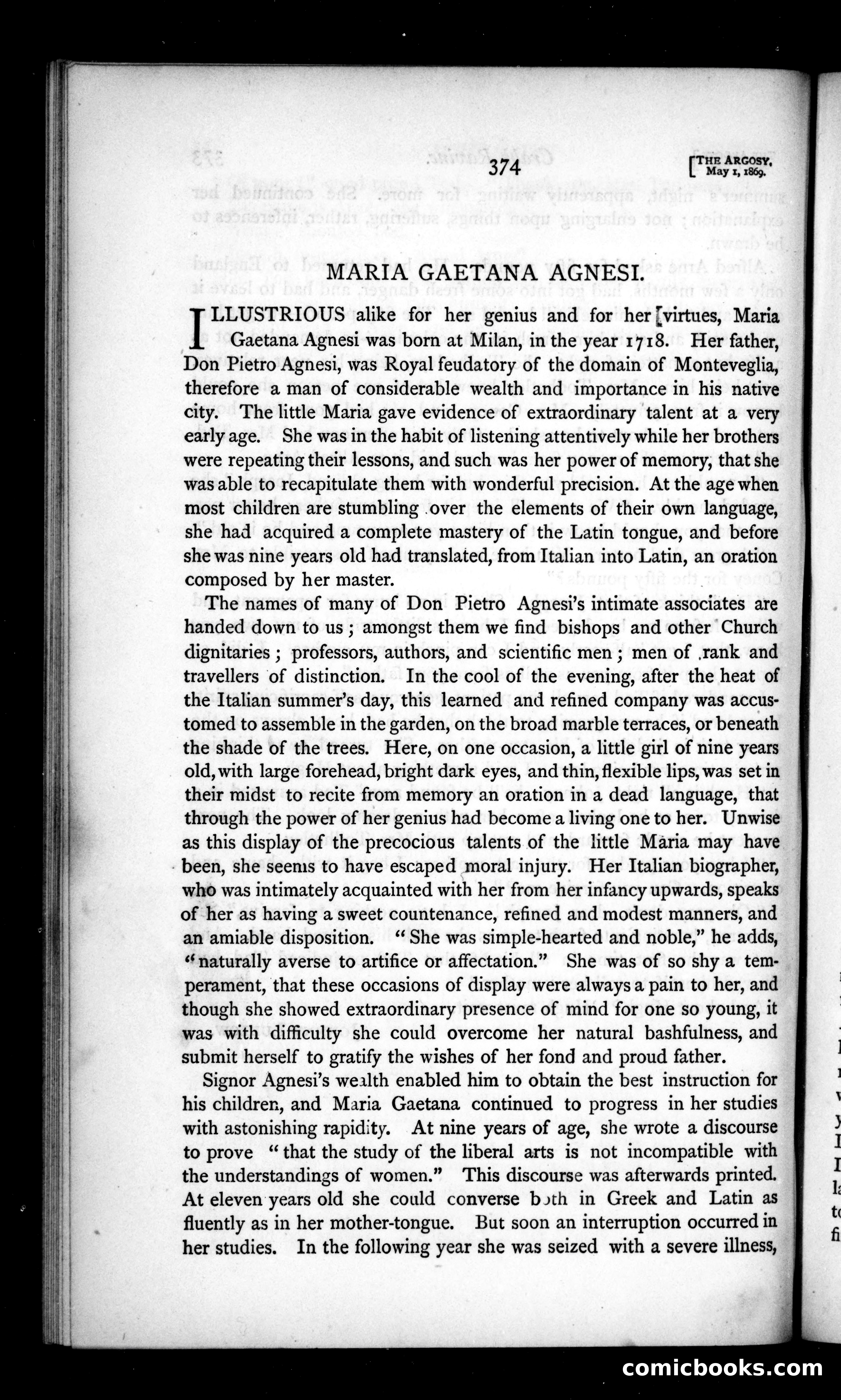 The Argosy, Vol. VII — page 56 of 82
