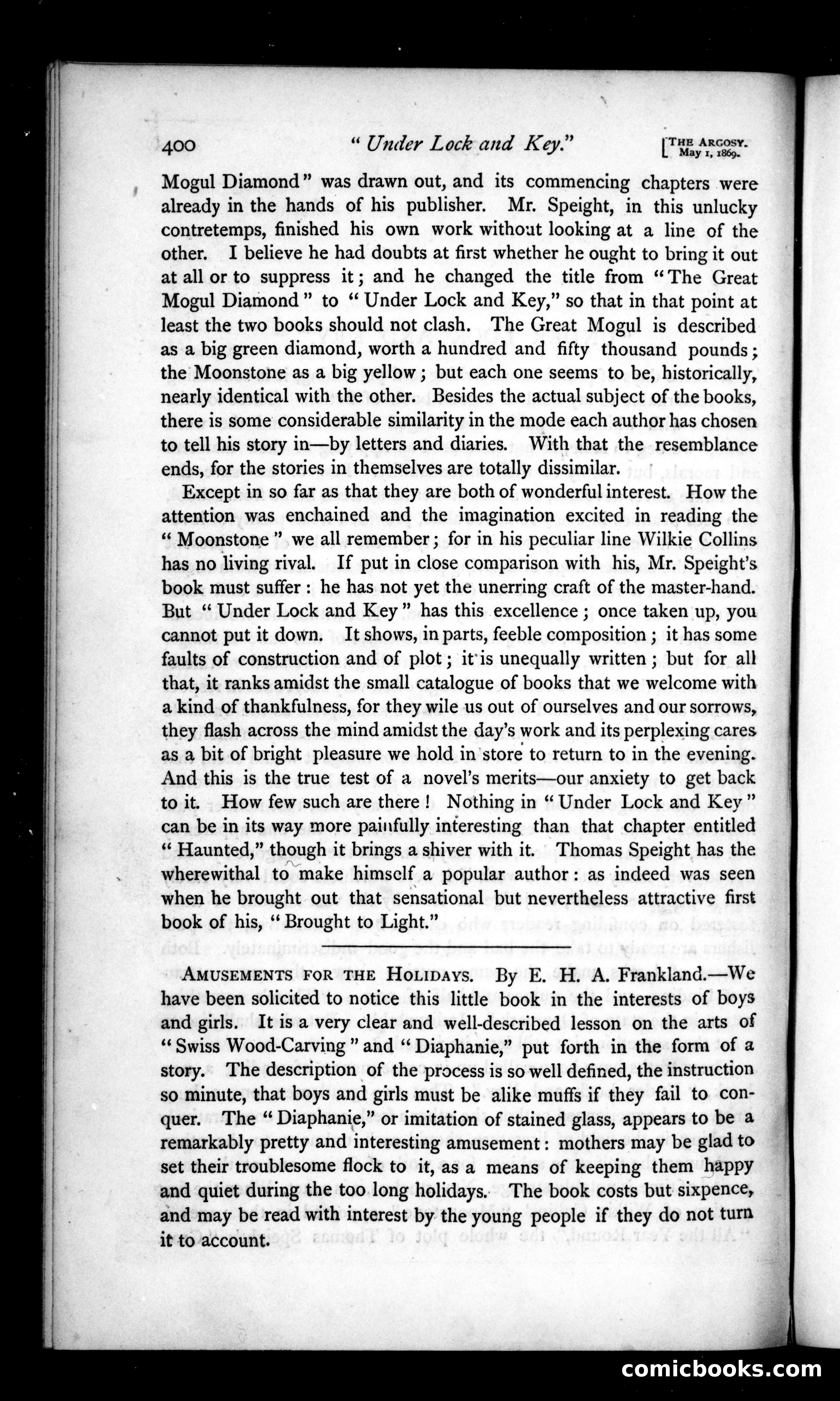 The Argosy, Vol. VII — page 82 of 82