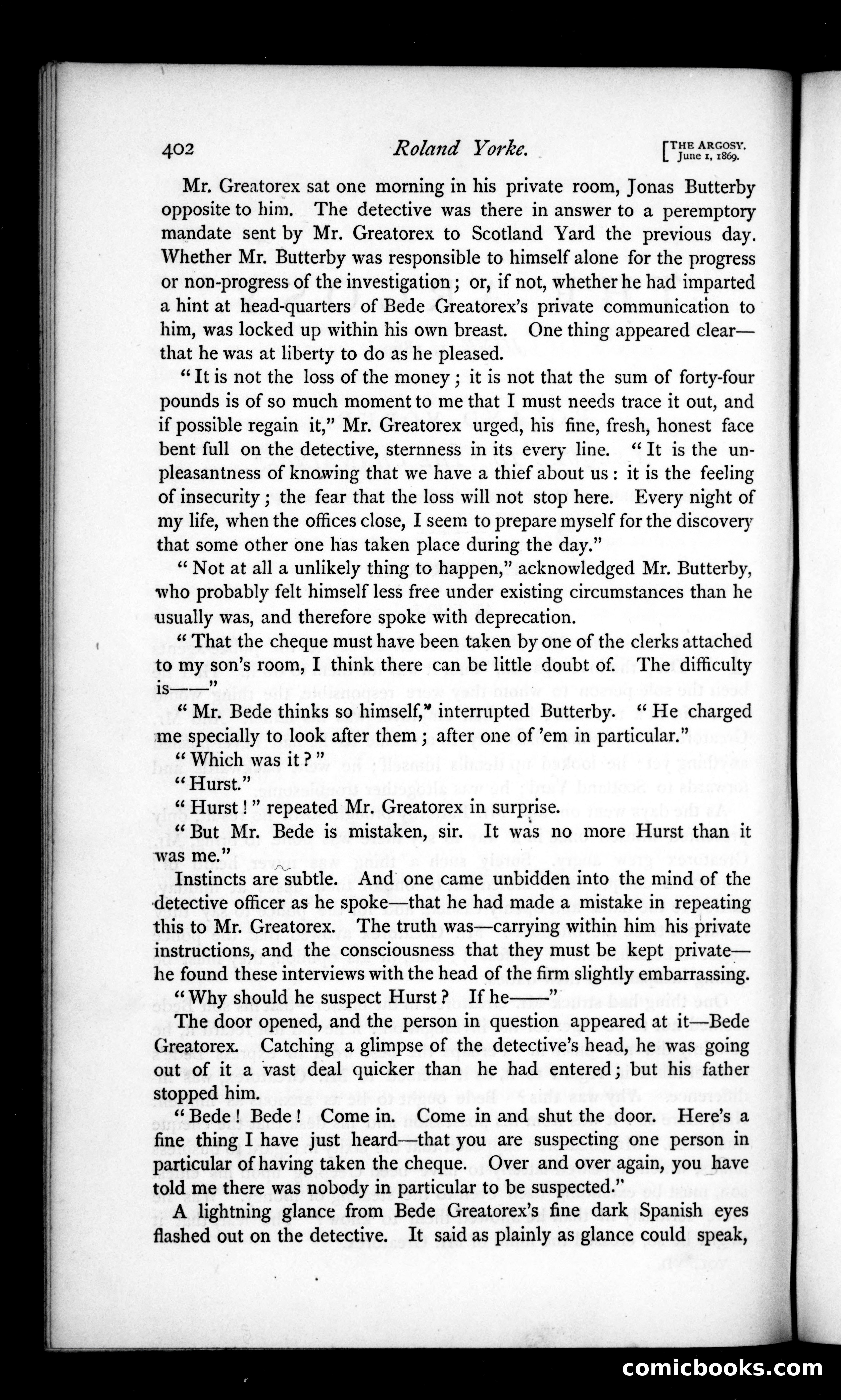 The Argosy, Vol. VII — page 2 of 79