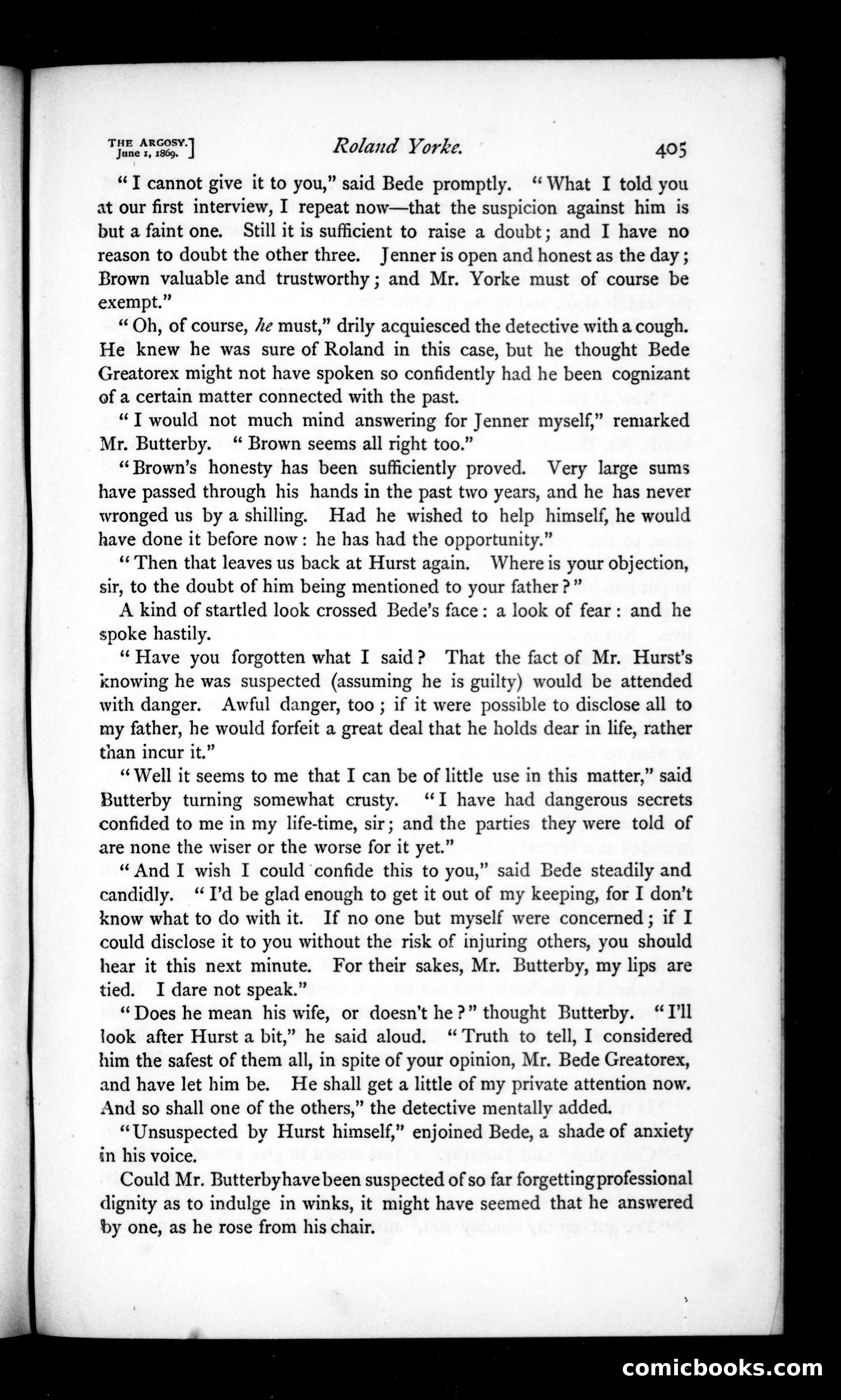 The Argosy, Vol. VII — page 5 of 79