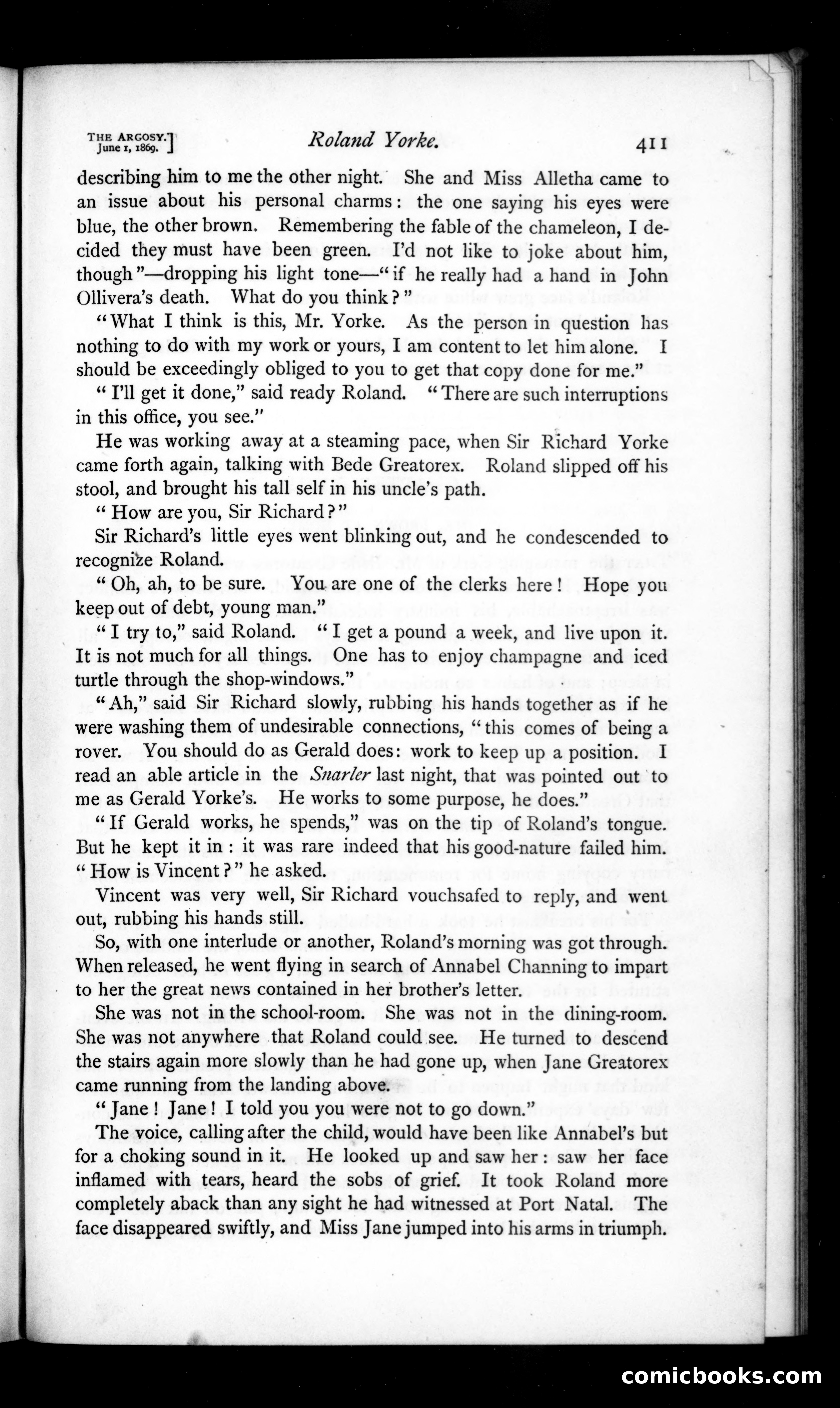 The Argosy, Vol. VII — page 13 of 79
