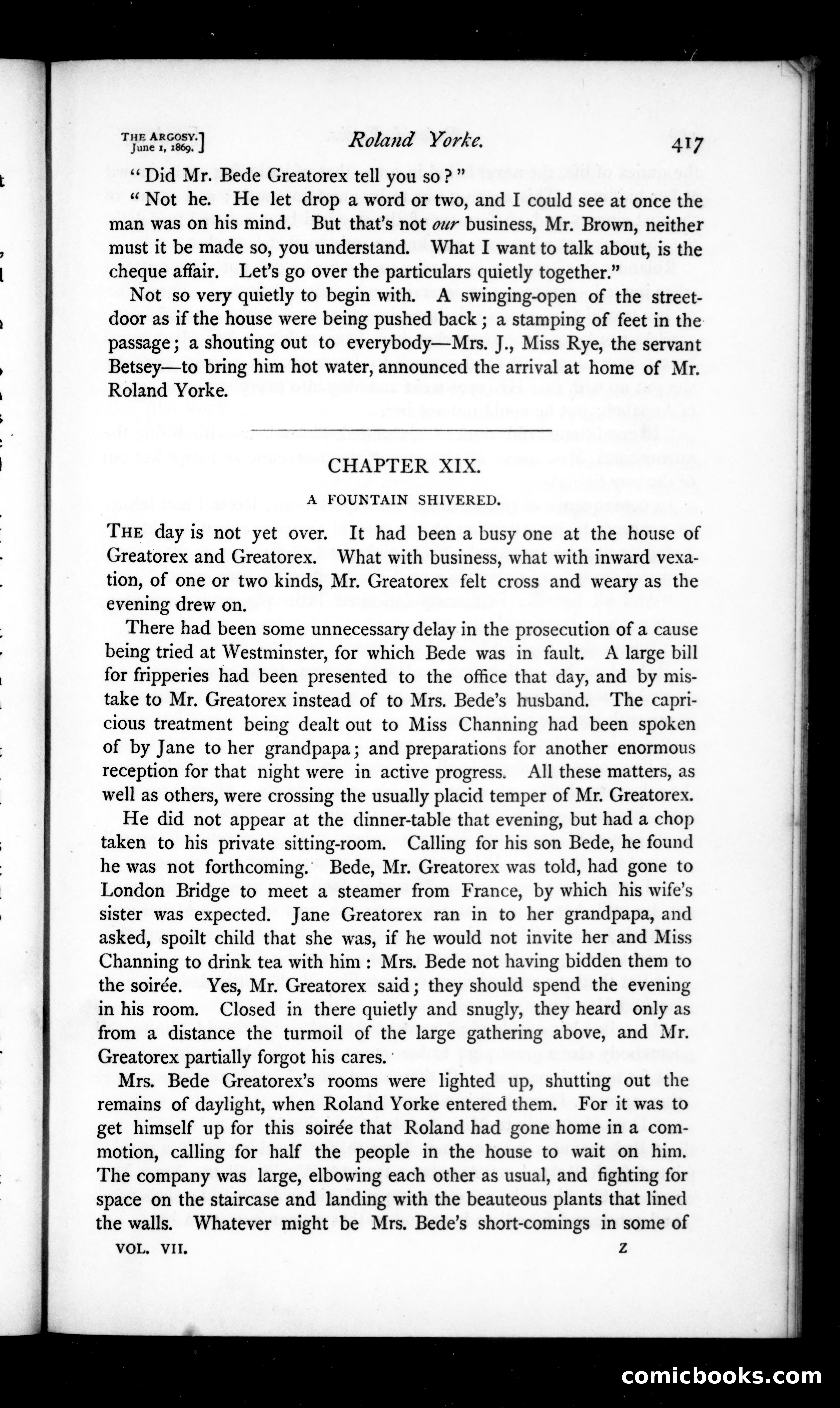The Argosy, Vol. VII — page 19 of 79