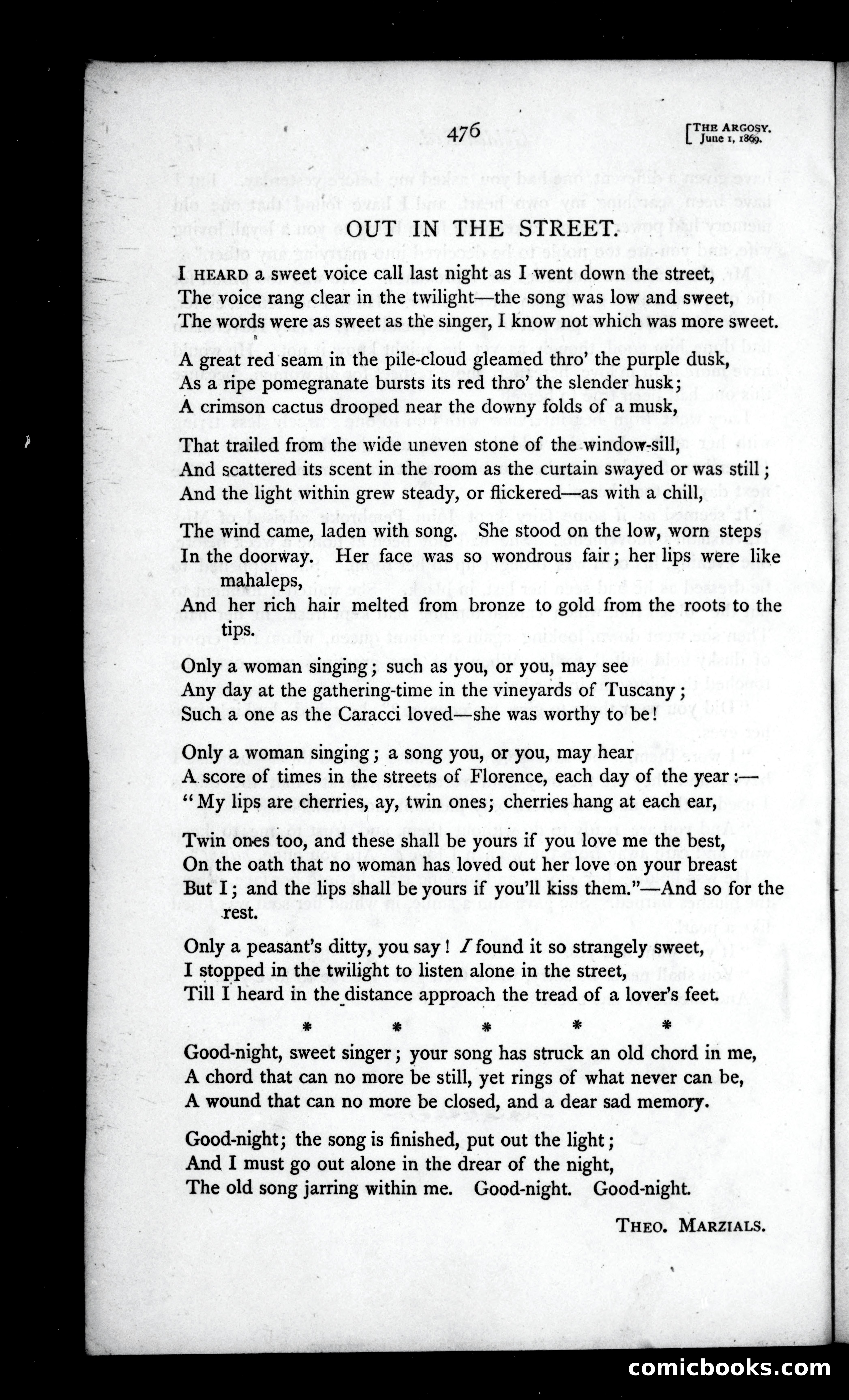 The Argosy, Vol. VII — page 78 of 79