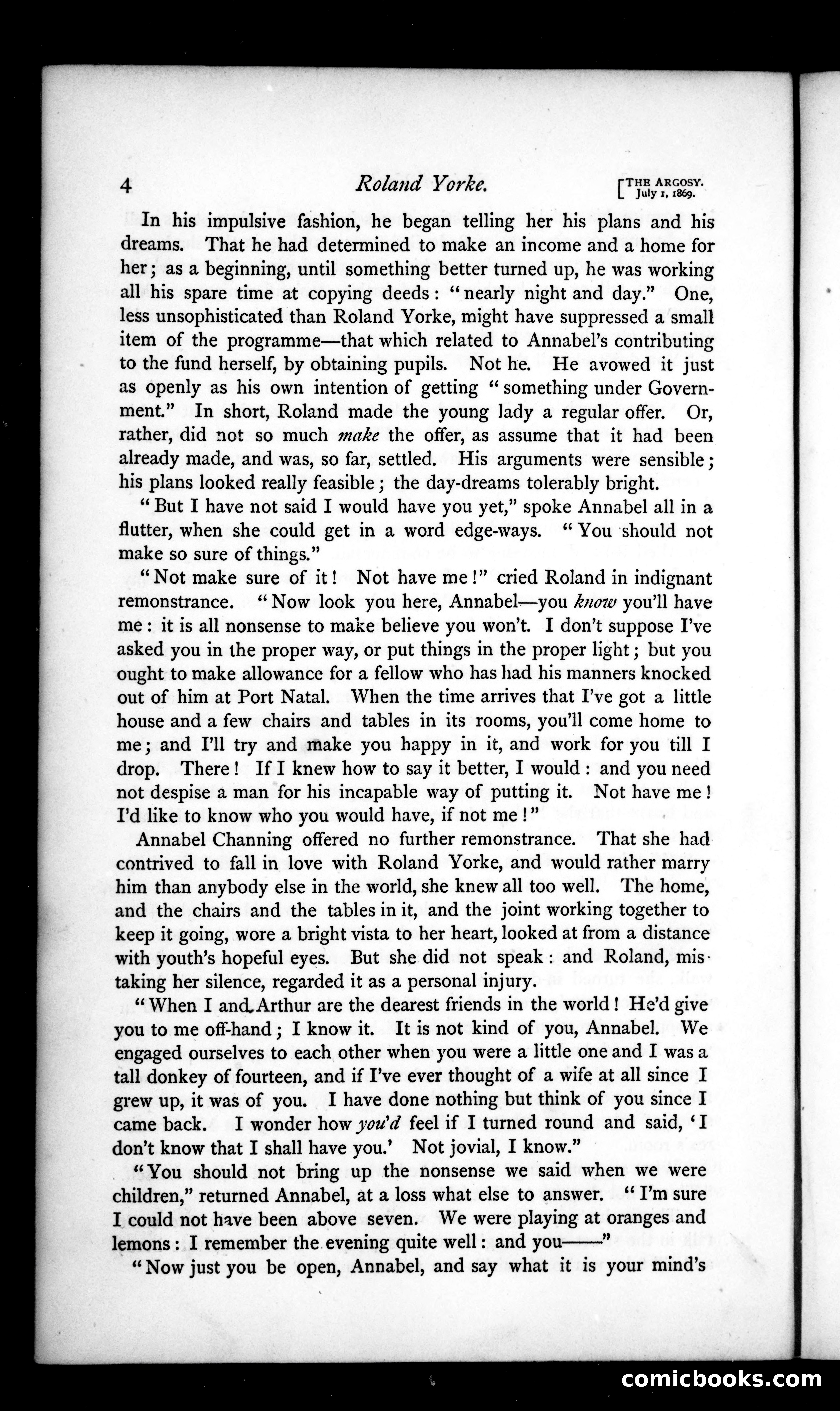 The Argosy, Vol. VIII — page 4 of 80