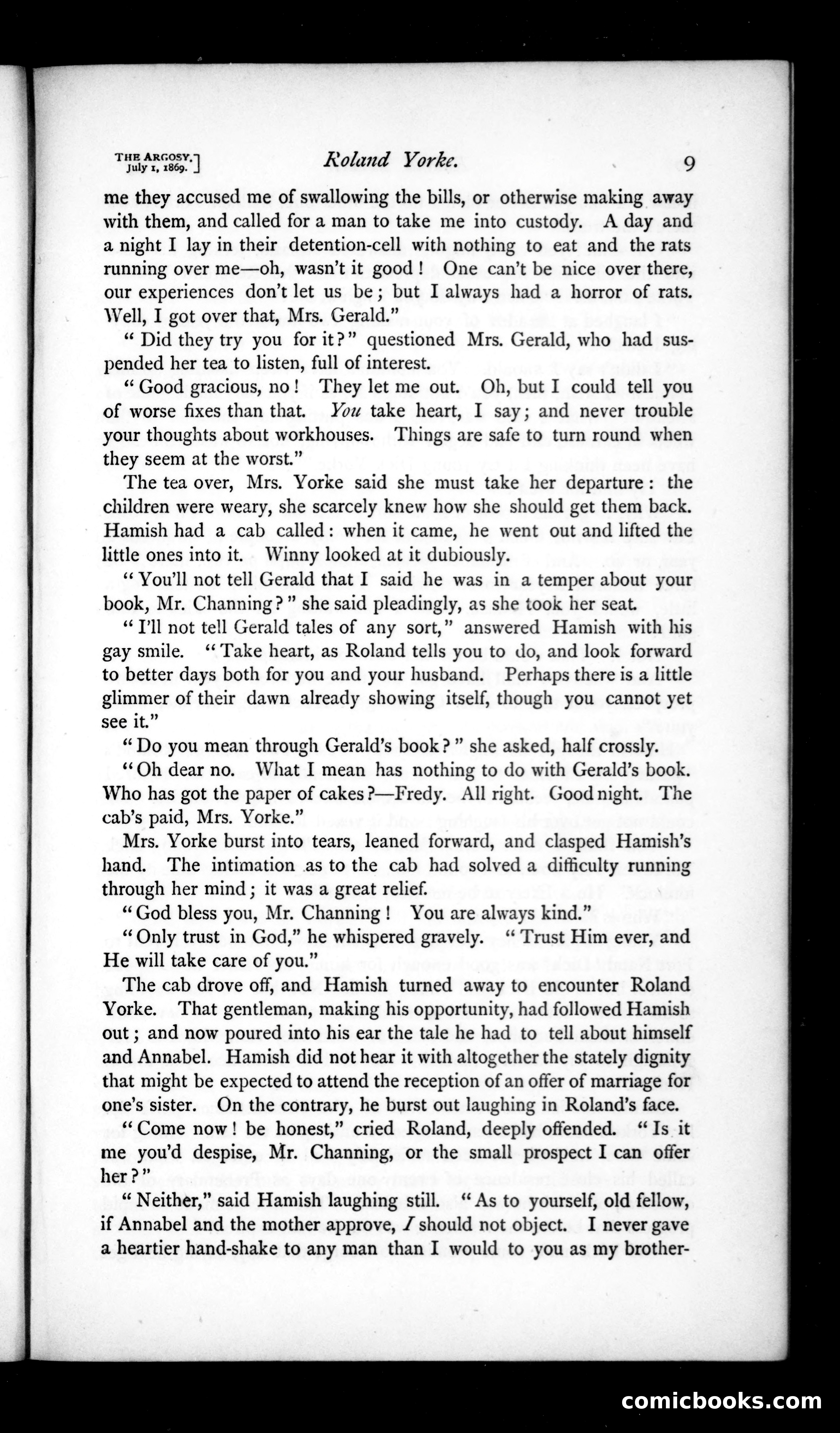 The Argosy, Vol. VIII — page 9 of 80