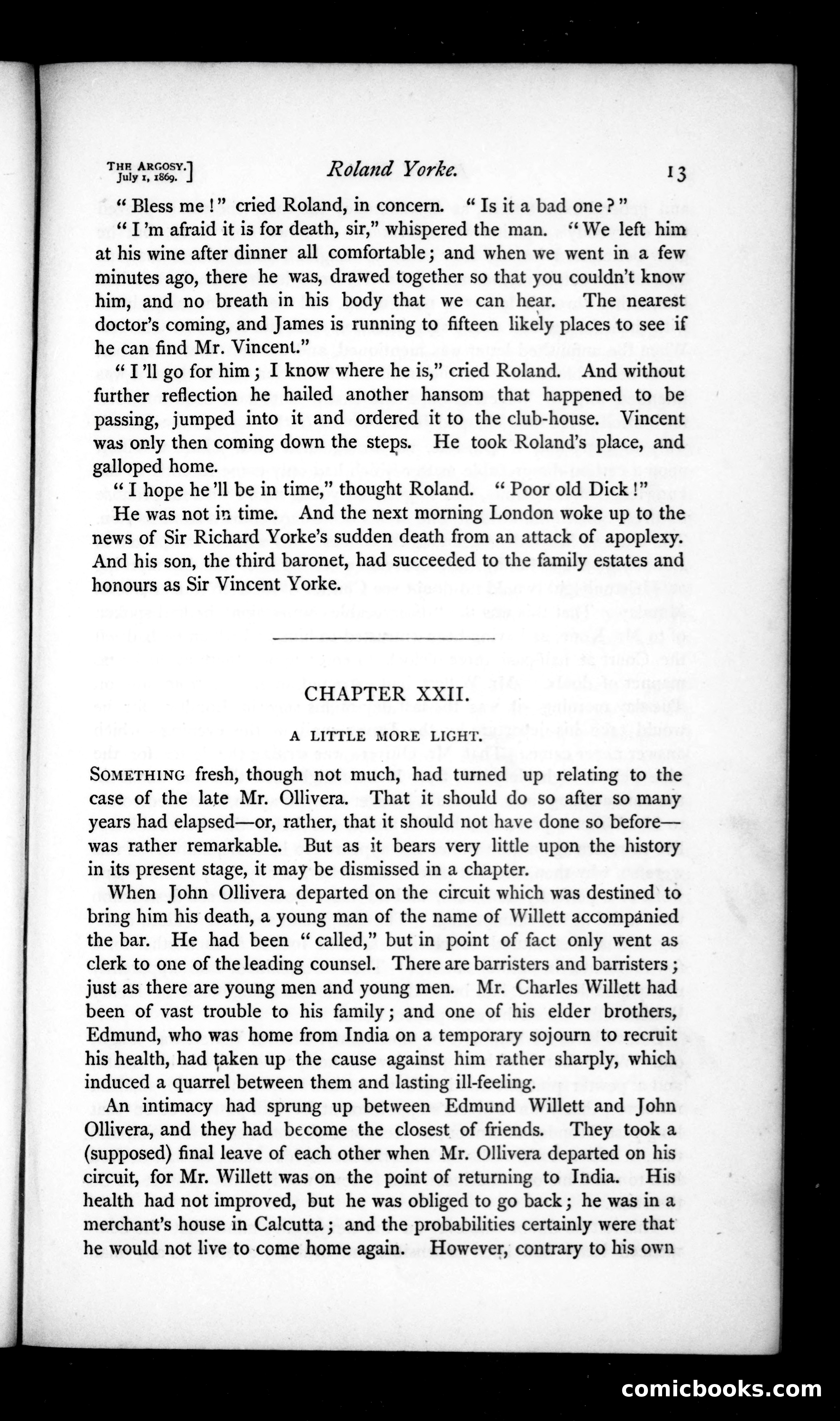 The Argosy, Vol. VIII — page 13 of 80