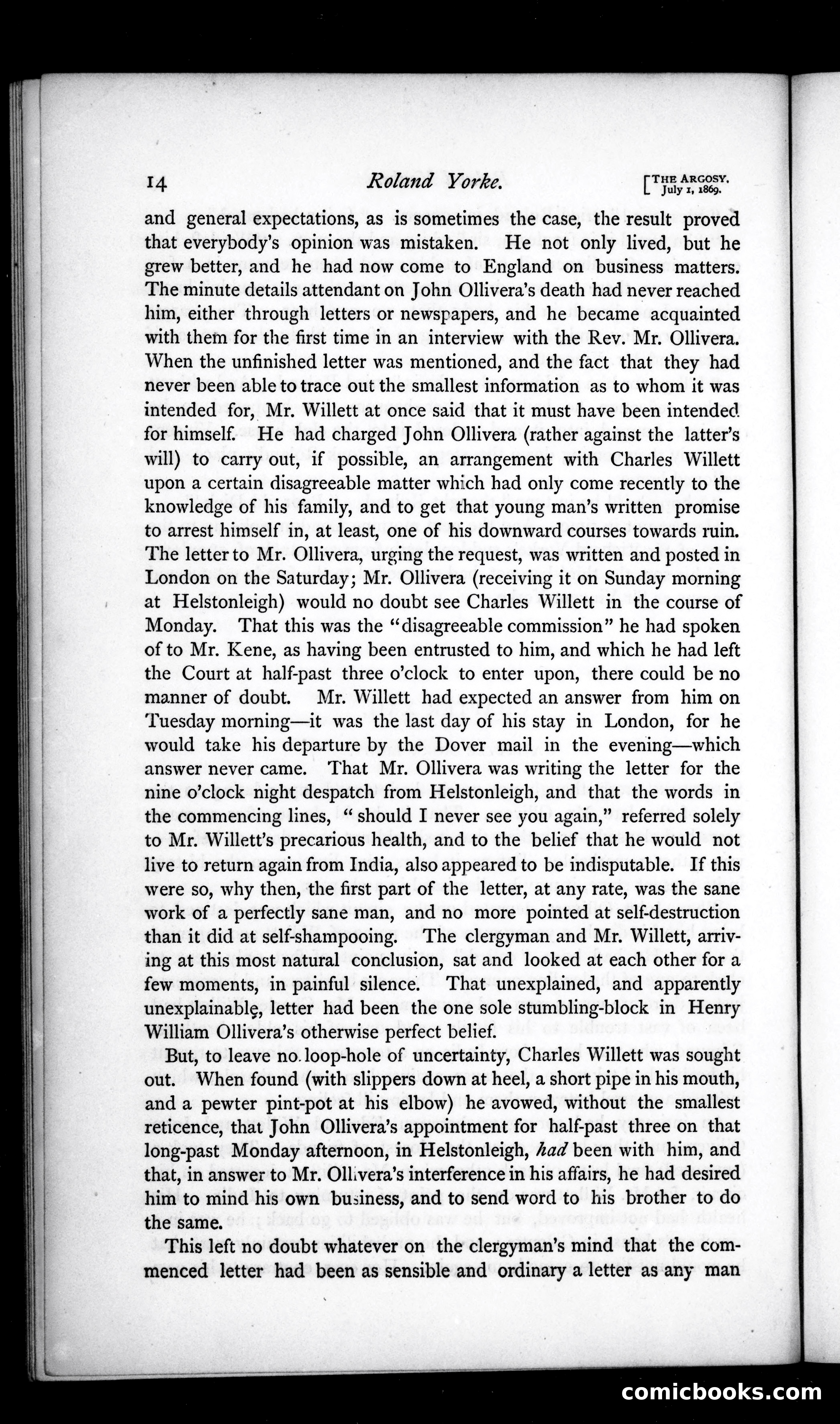 The Argosy, Vol. VIII — page 14 of 80