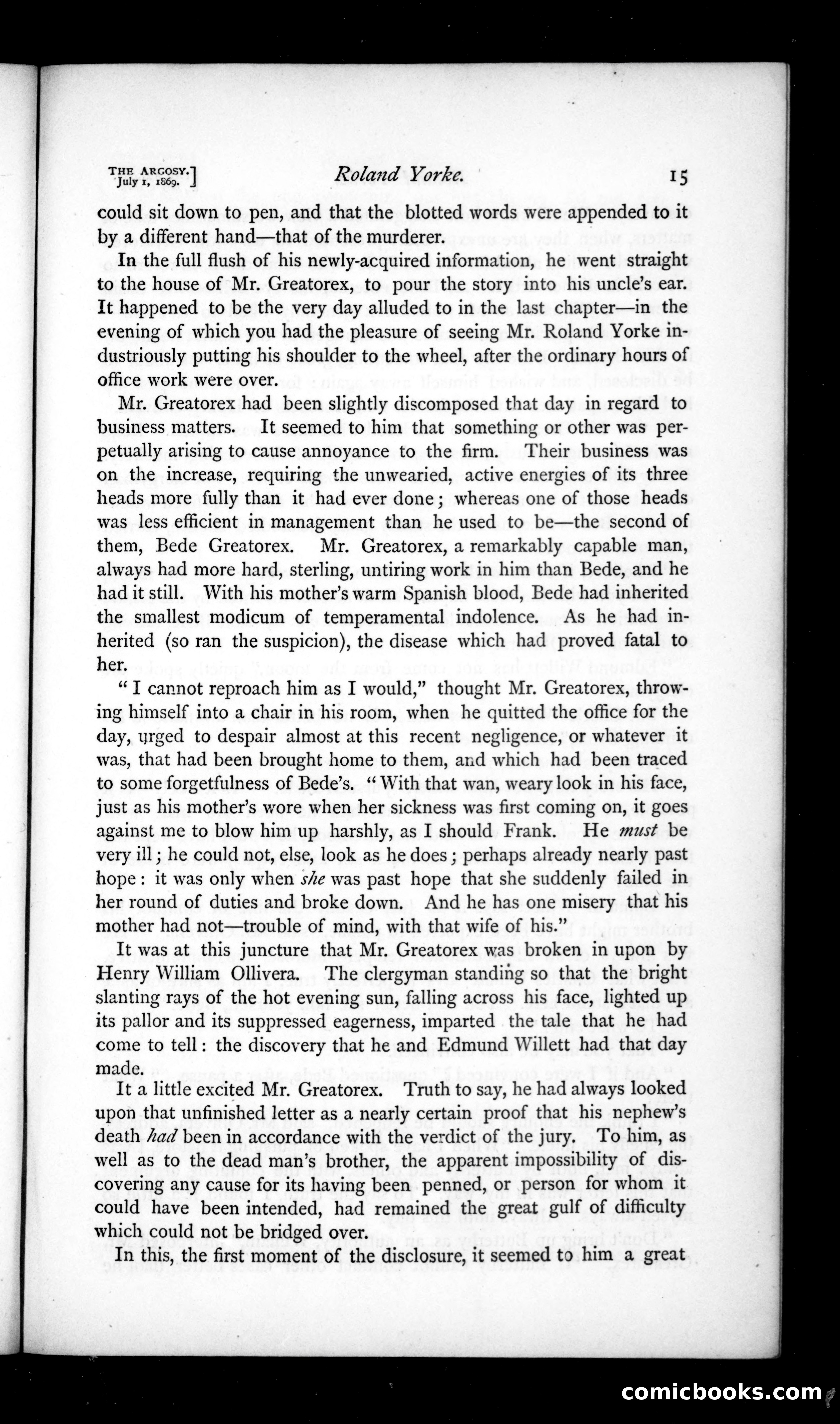 The Argosy, Vol. VIII — page 15 of 80