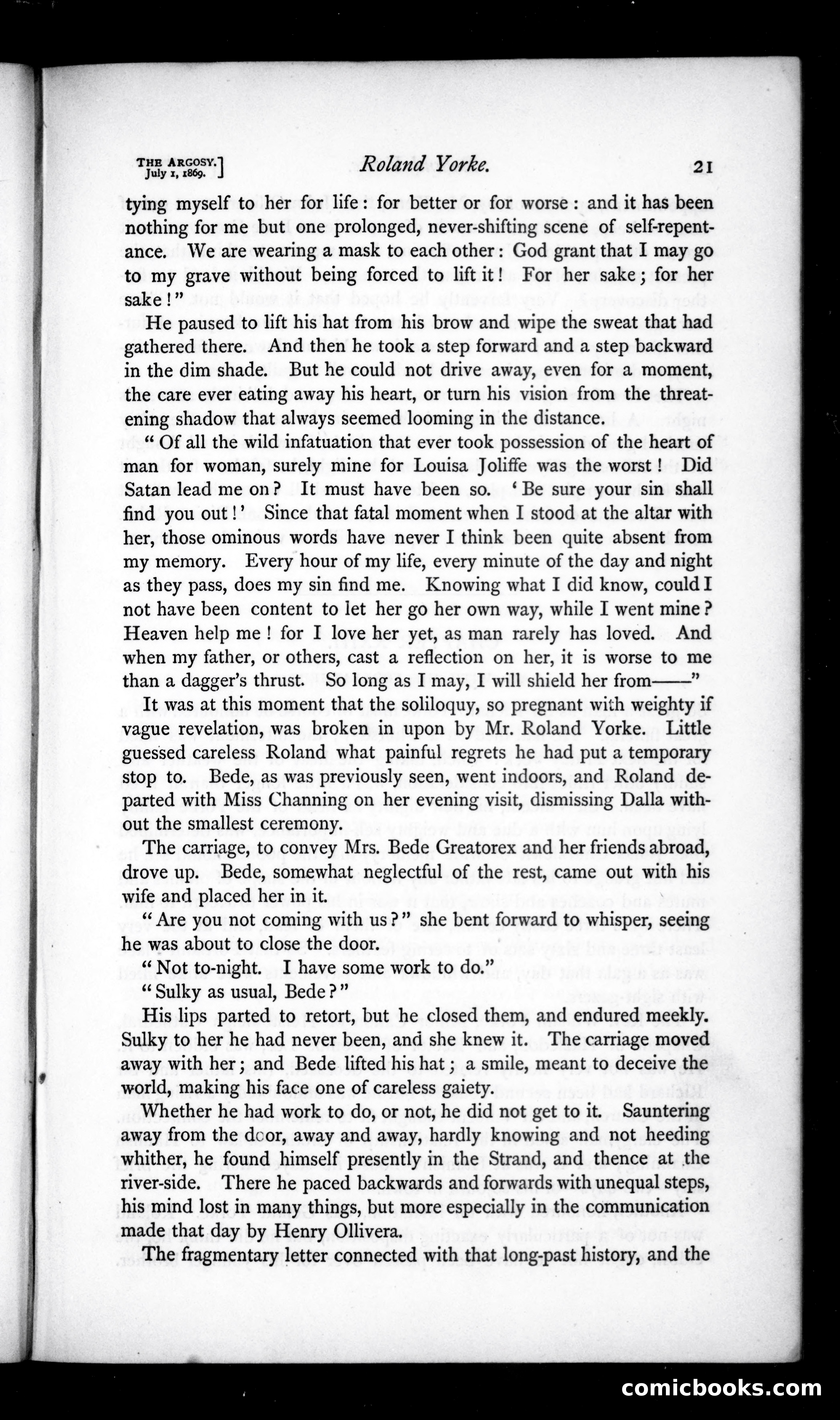 The Argosy, Vol. VIII — page 21 of 80