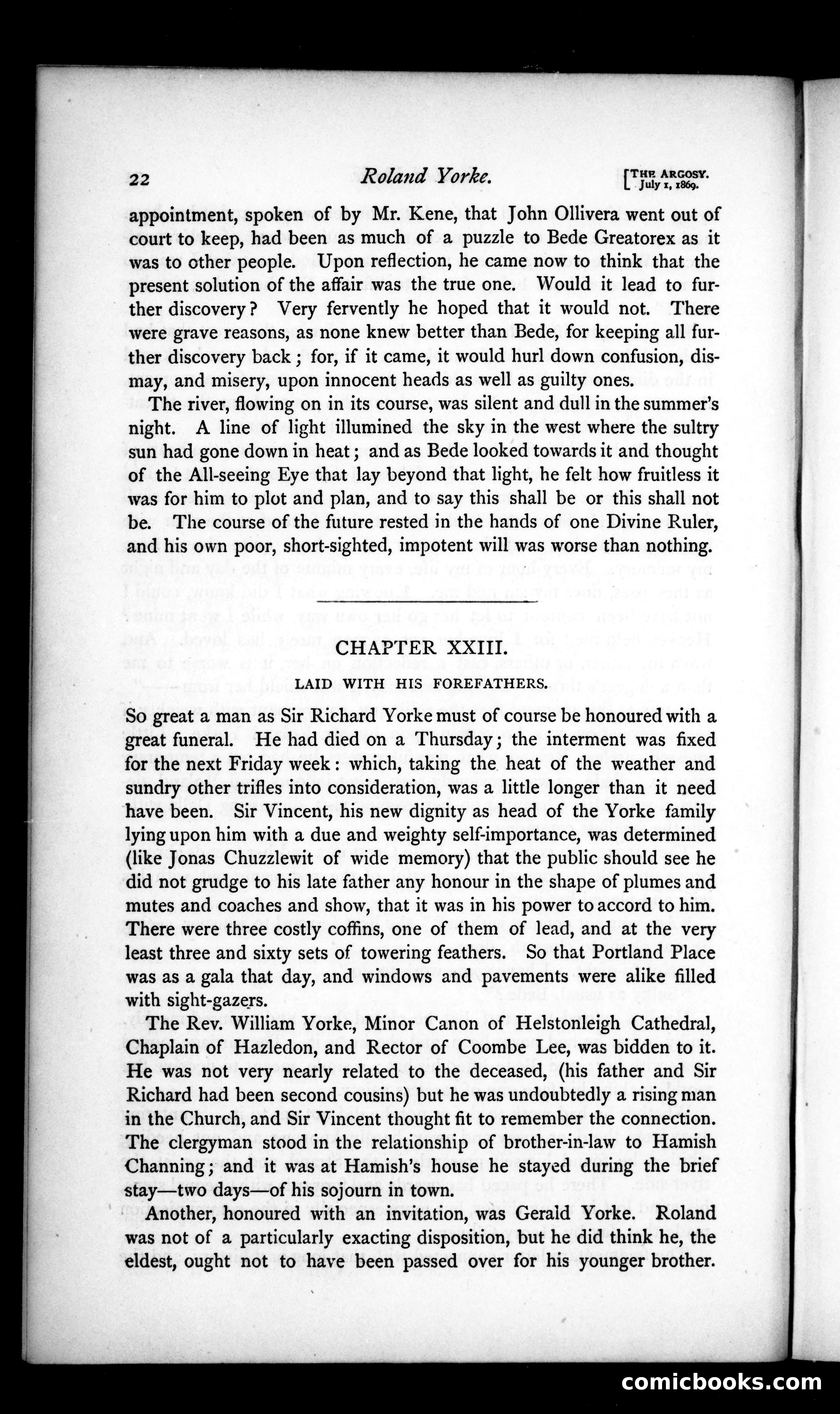 The Argosy, Vol. VIII — page 22 of 80